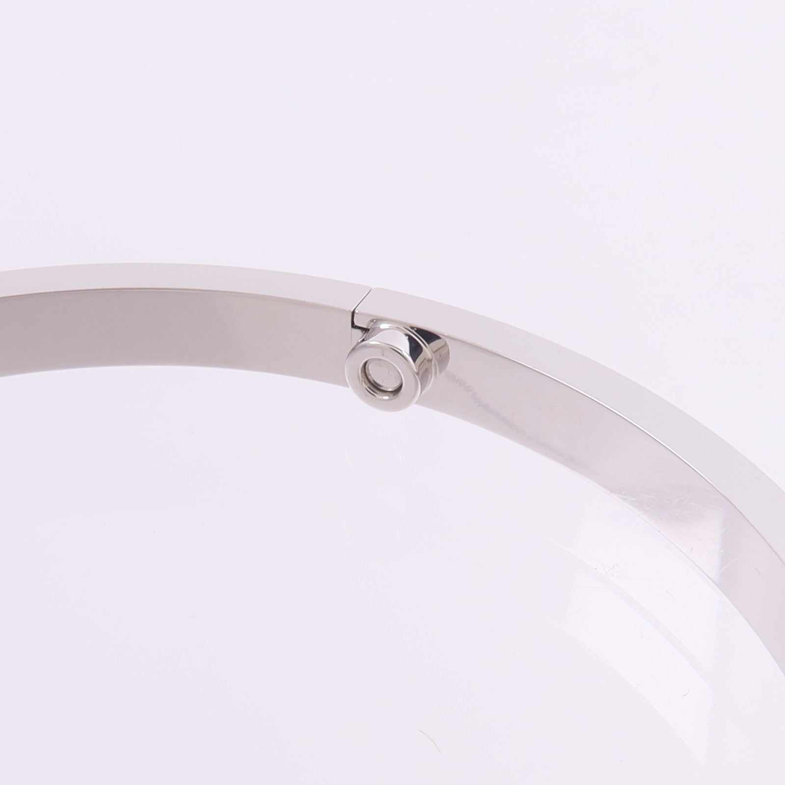CARTIER 【激減優惠】18K白金Love Bracelet Full Diamonds Small Model鑽石手鐲