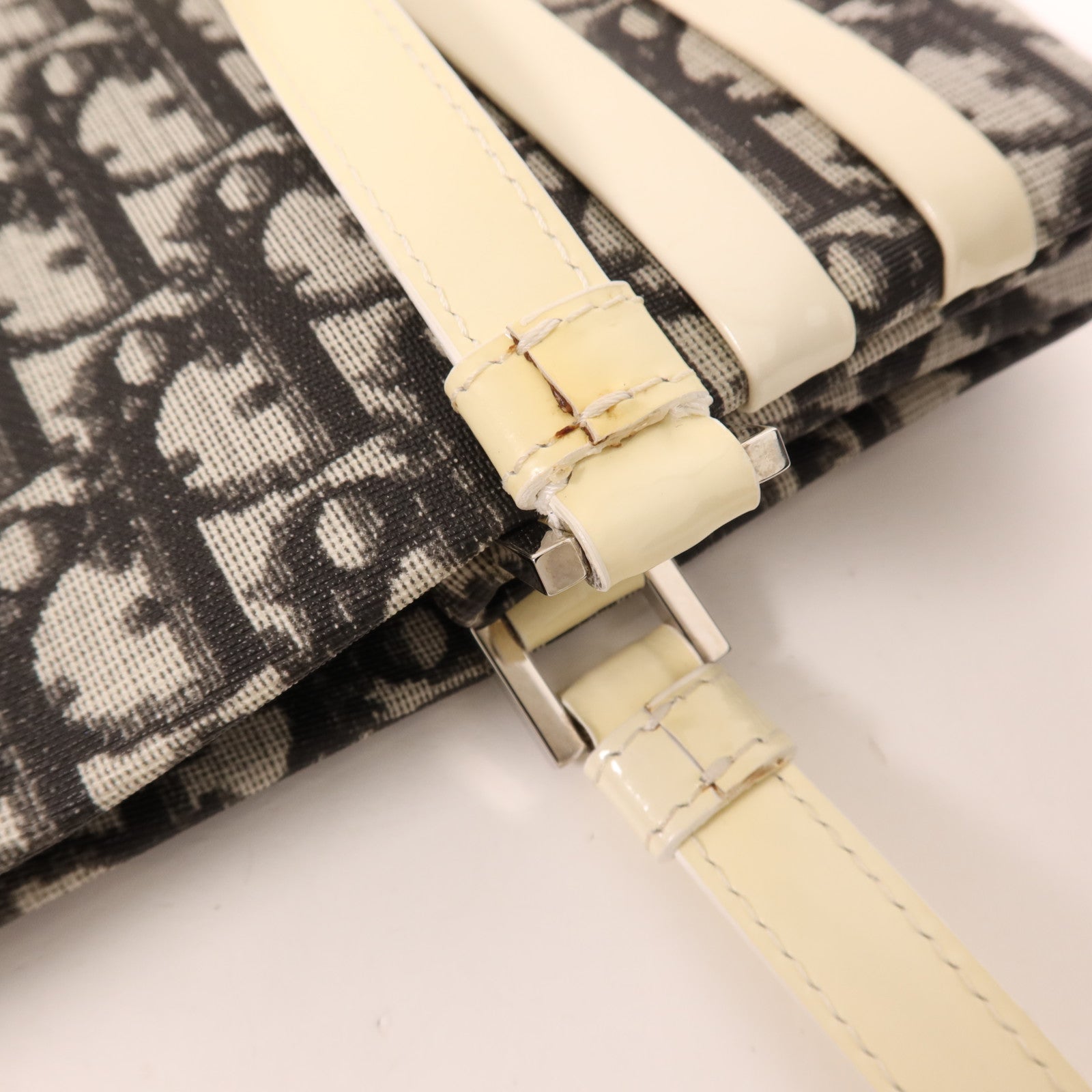 Dior 塗層帆布Tote Bag銀扣手挽袋