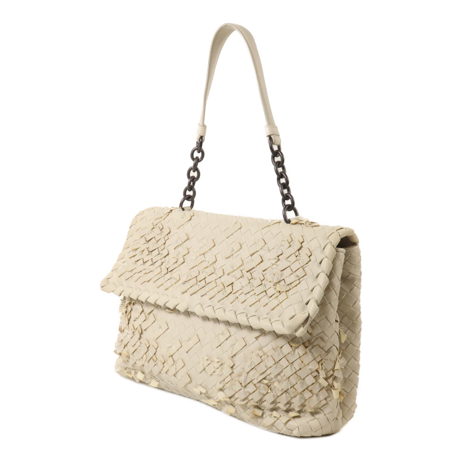 BOTTEGA VENETA 牛皮皮革Shoulder Bag鏈帶肩背袋