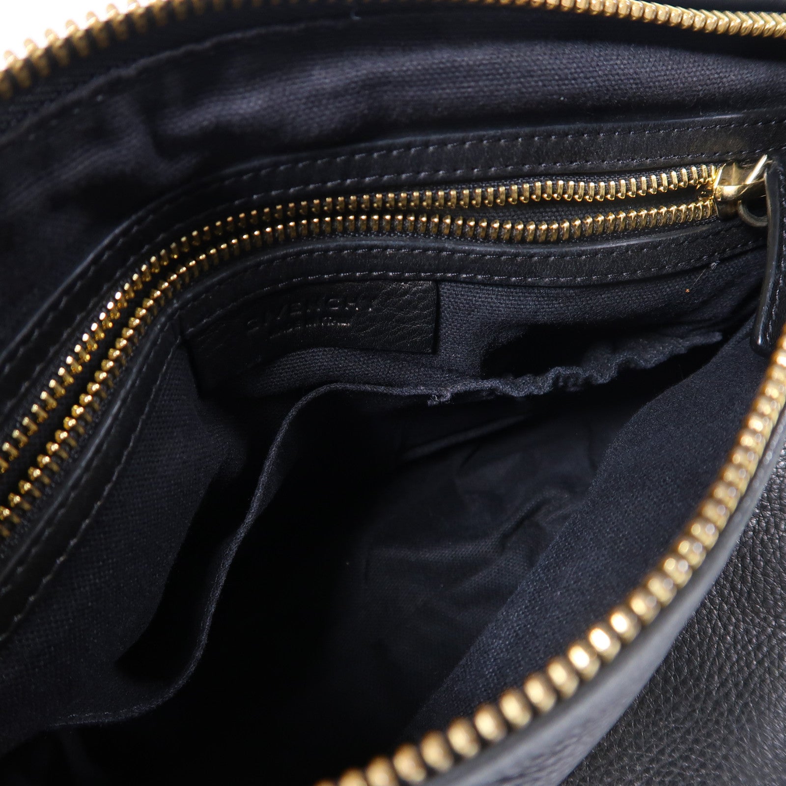 GIVENCHY 牛皮皮革Pandora金扣手挽肩背兩用袋黑色