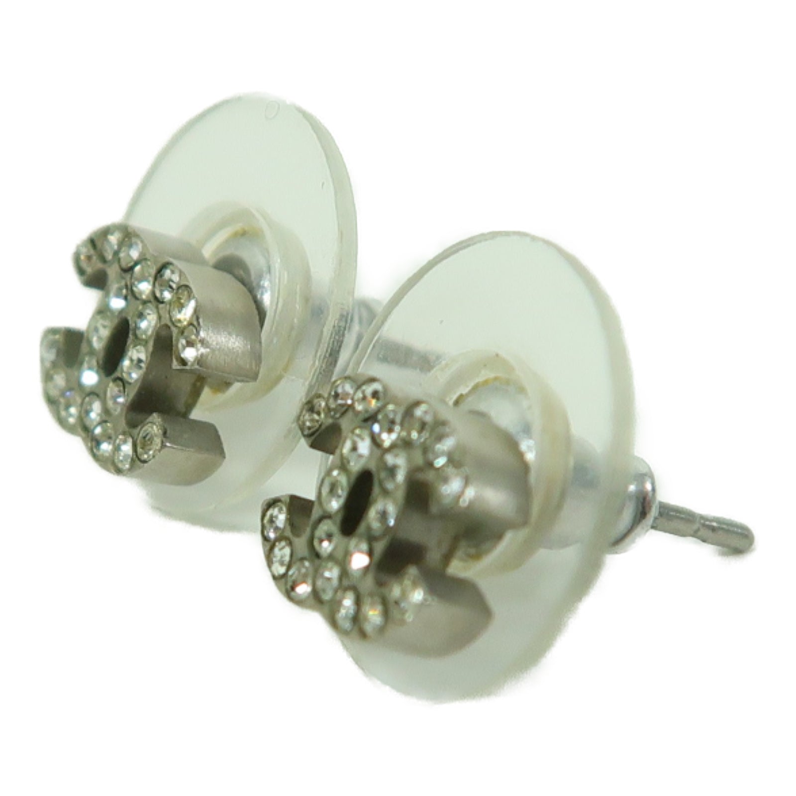 CHANEL 金屬Earrings耳環銀色