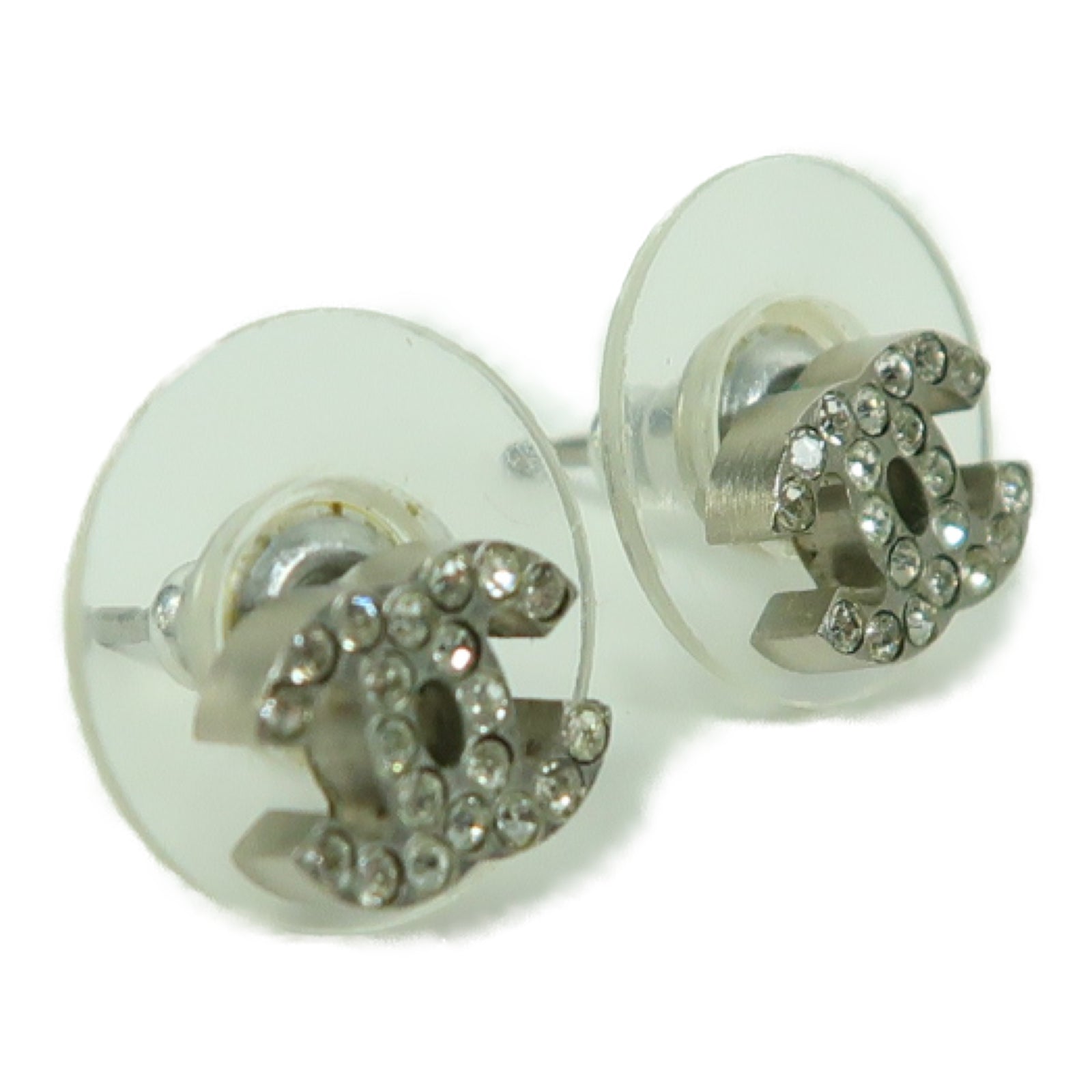 CHANEL 金屬Earrings耳環銀色