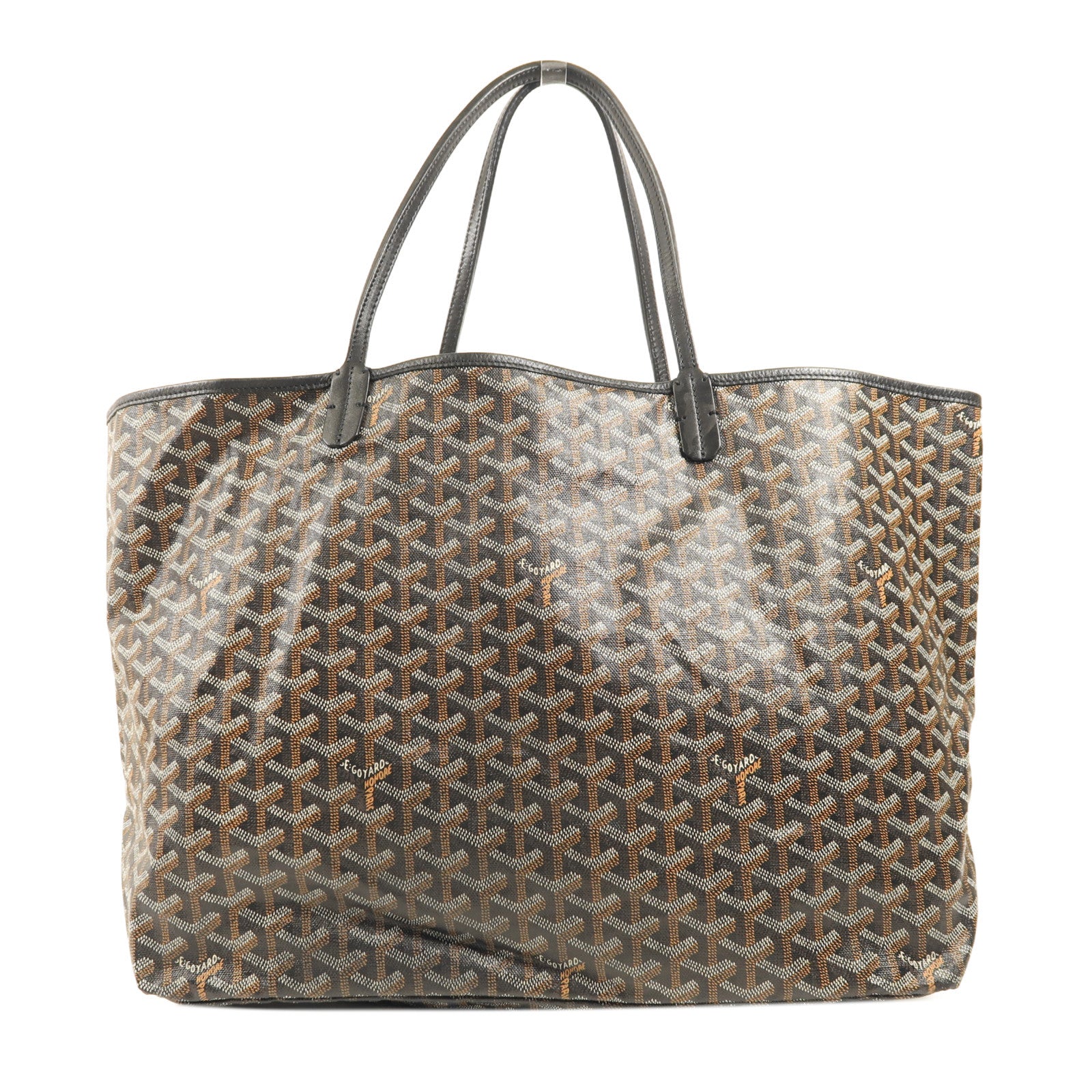 GOYARD 塗層帆布Saint Louis GM銀扣手挽袋