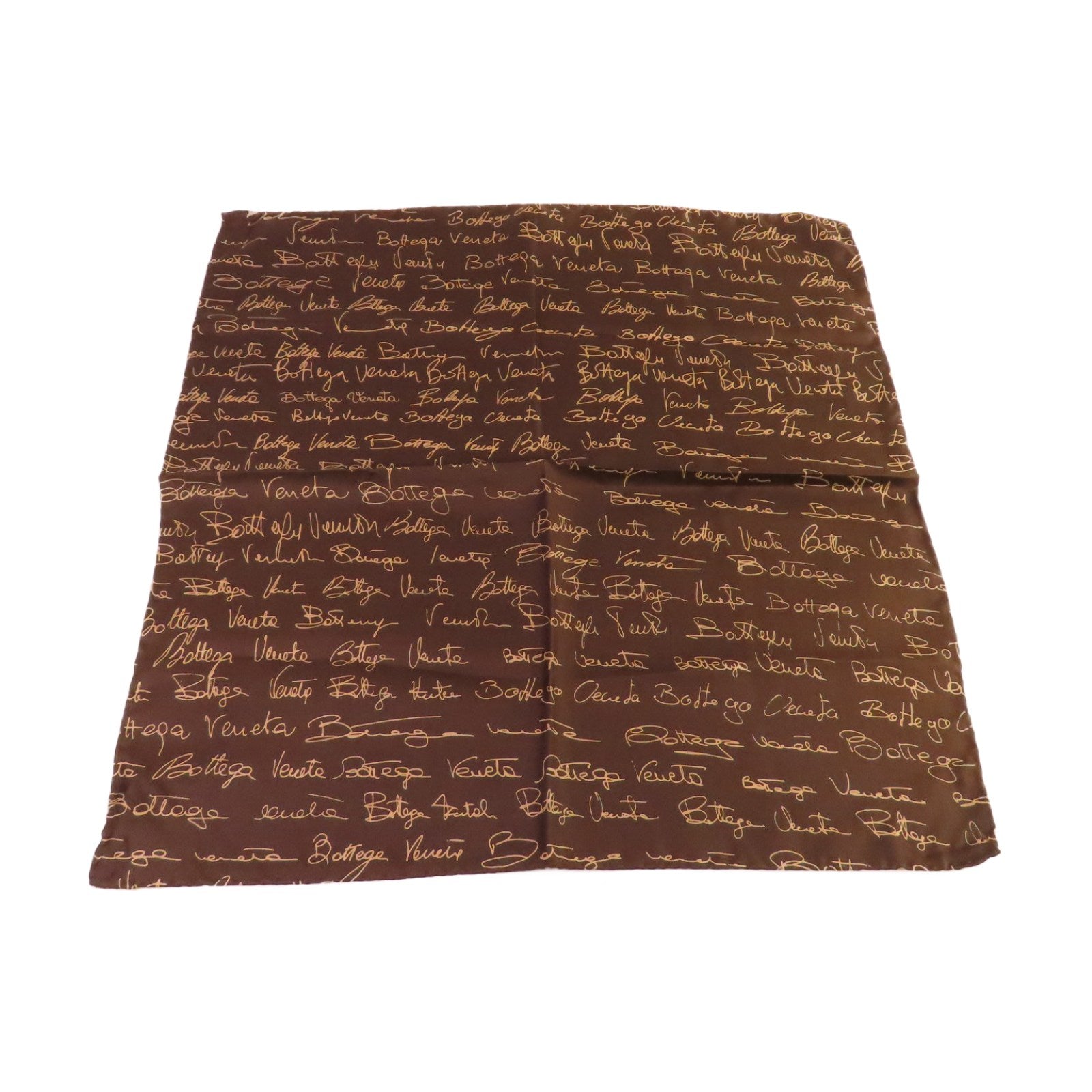 BOTTEGA VENETA 絲質Scarf絲巾啡色
