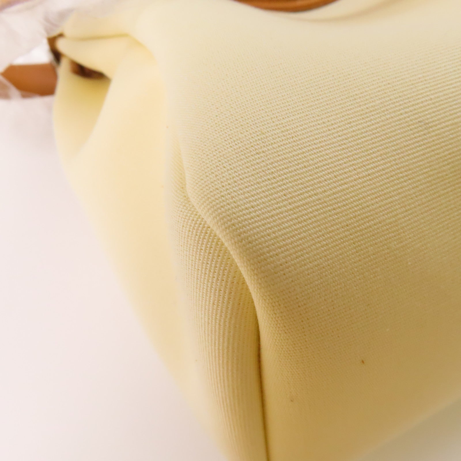 HERMES 帆布/皮革Herbag PM銀扣手挽肩背兩用袋