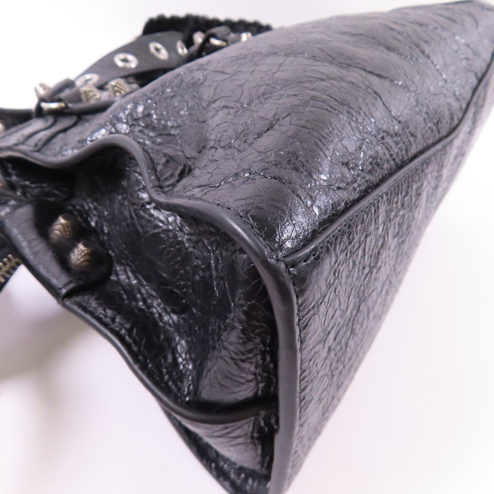 BALENCIAGA 牛皮皮革Neo Cagole銀扣手挽肩背兩用袋