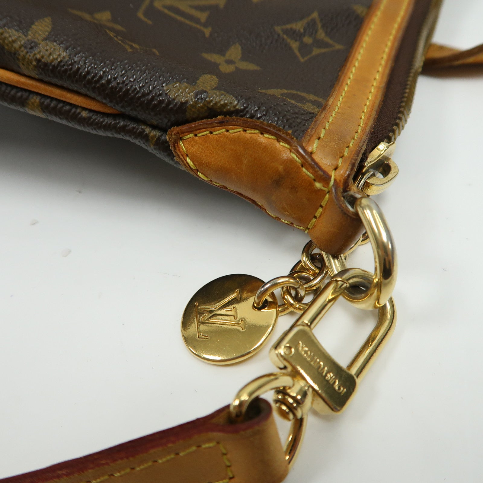 LOUIS VUITTON 【激減優惠】Monogram Palermo PM金扣手挽肩背兩用袋啡色