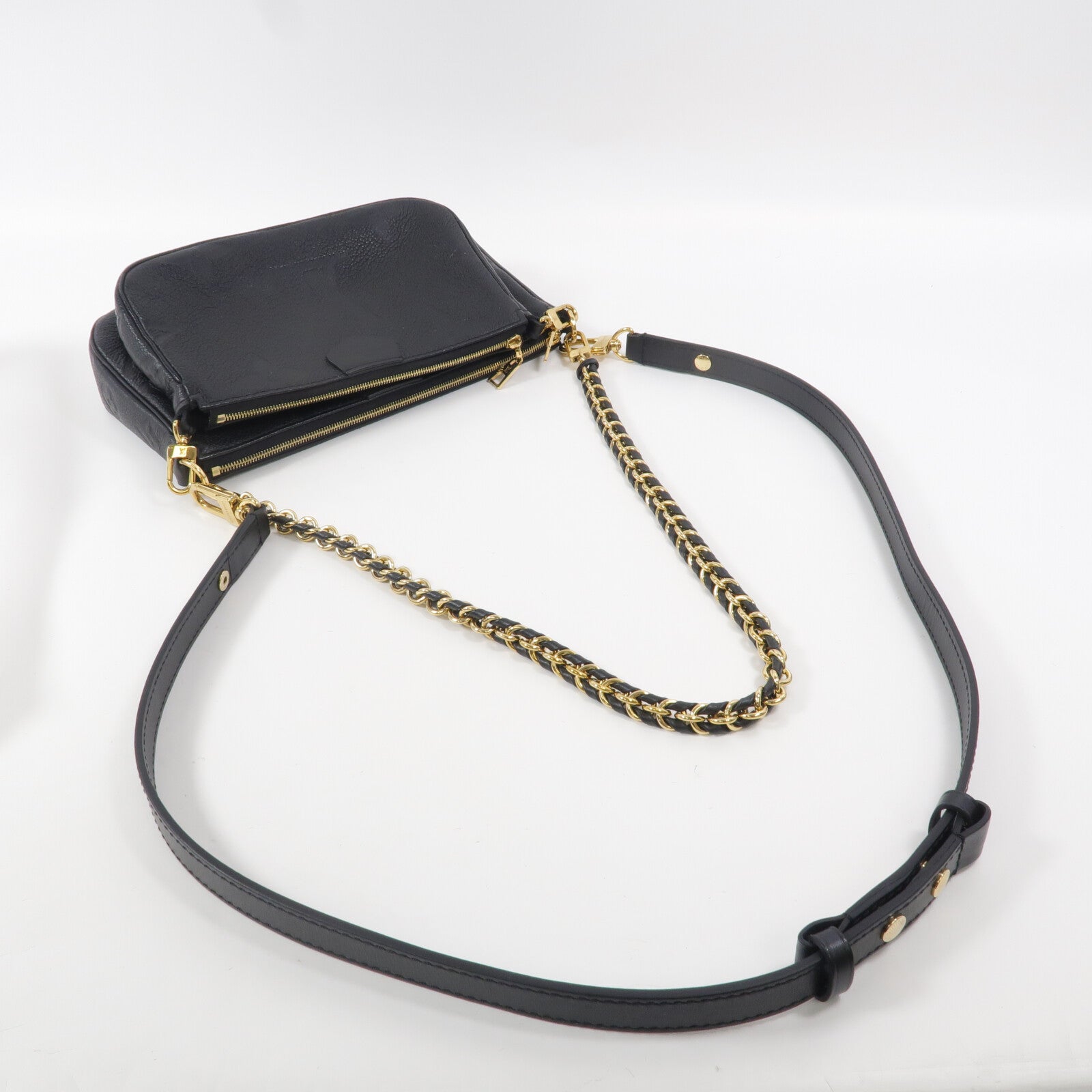 LOUIS VUITTON Monogram Empreinte Multi Pochette Accessoires手挽肩背兩用袋