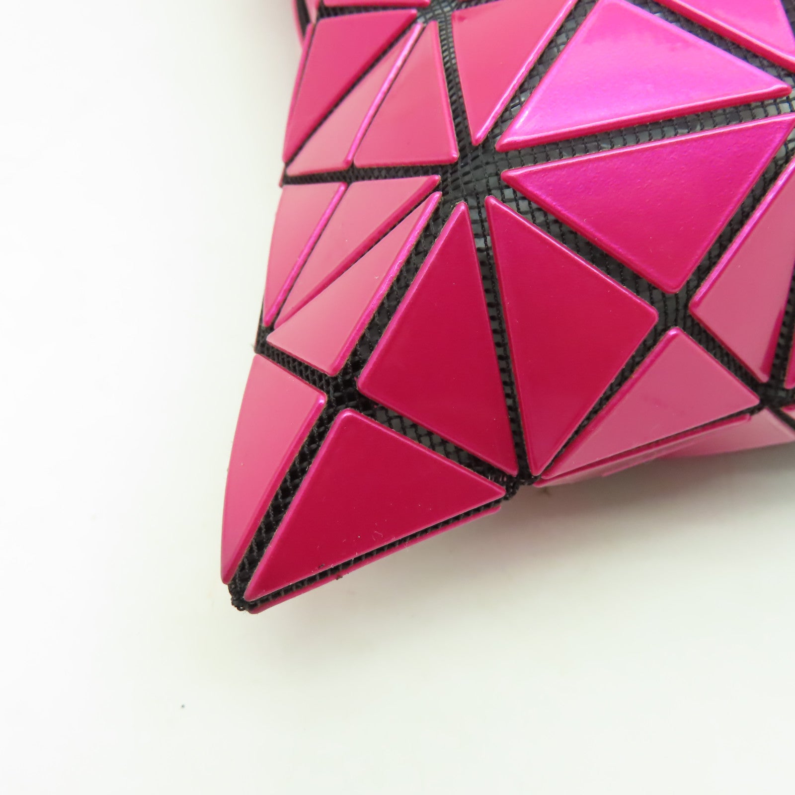 ISSEY MIYAKE 【激減優惠】PVC ISSEY MIYAKE Bao Bao Tote Bag銀扣手挽袋粉紅色