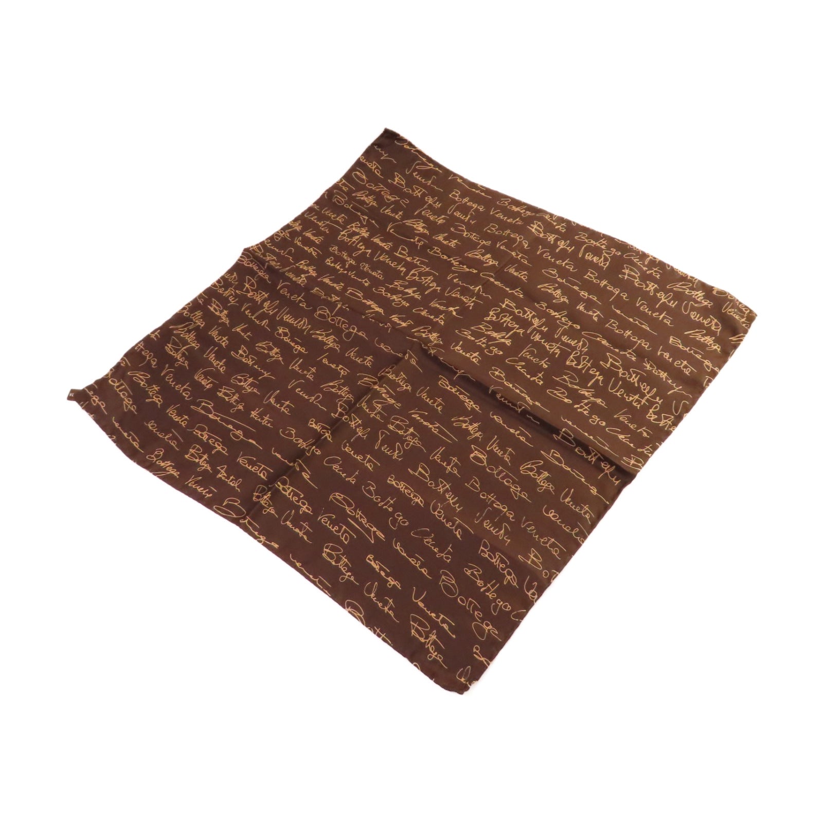 BOTTEGA VENETA 絲質Scarf絲巾啡色