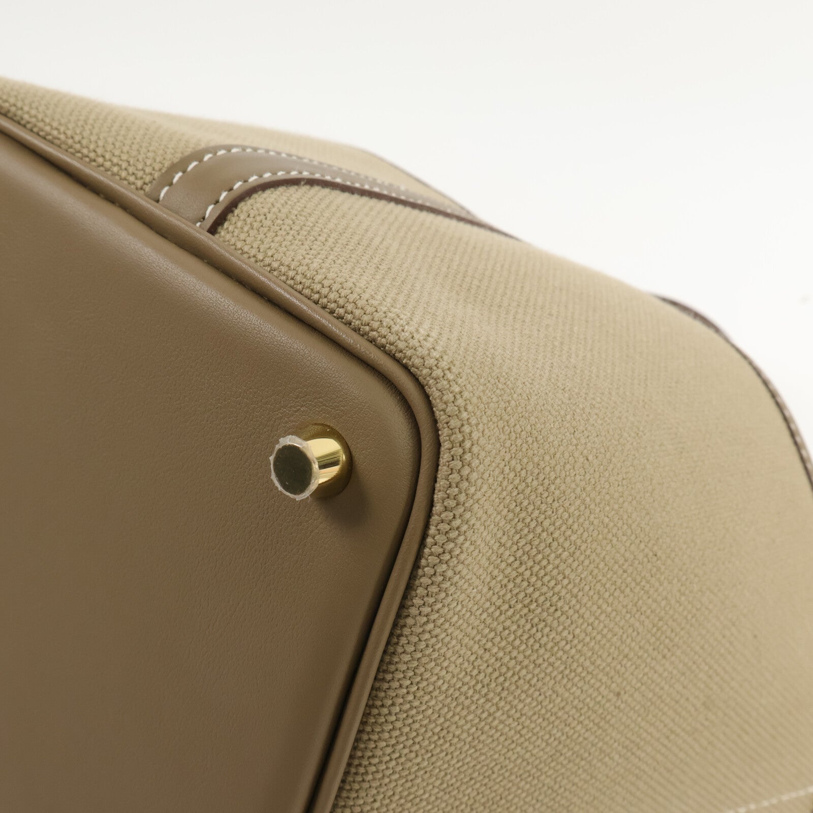 HERMES 帆布/Swift皮革Picotin Cargo PM手挽袋