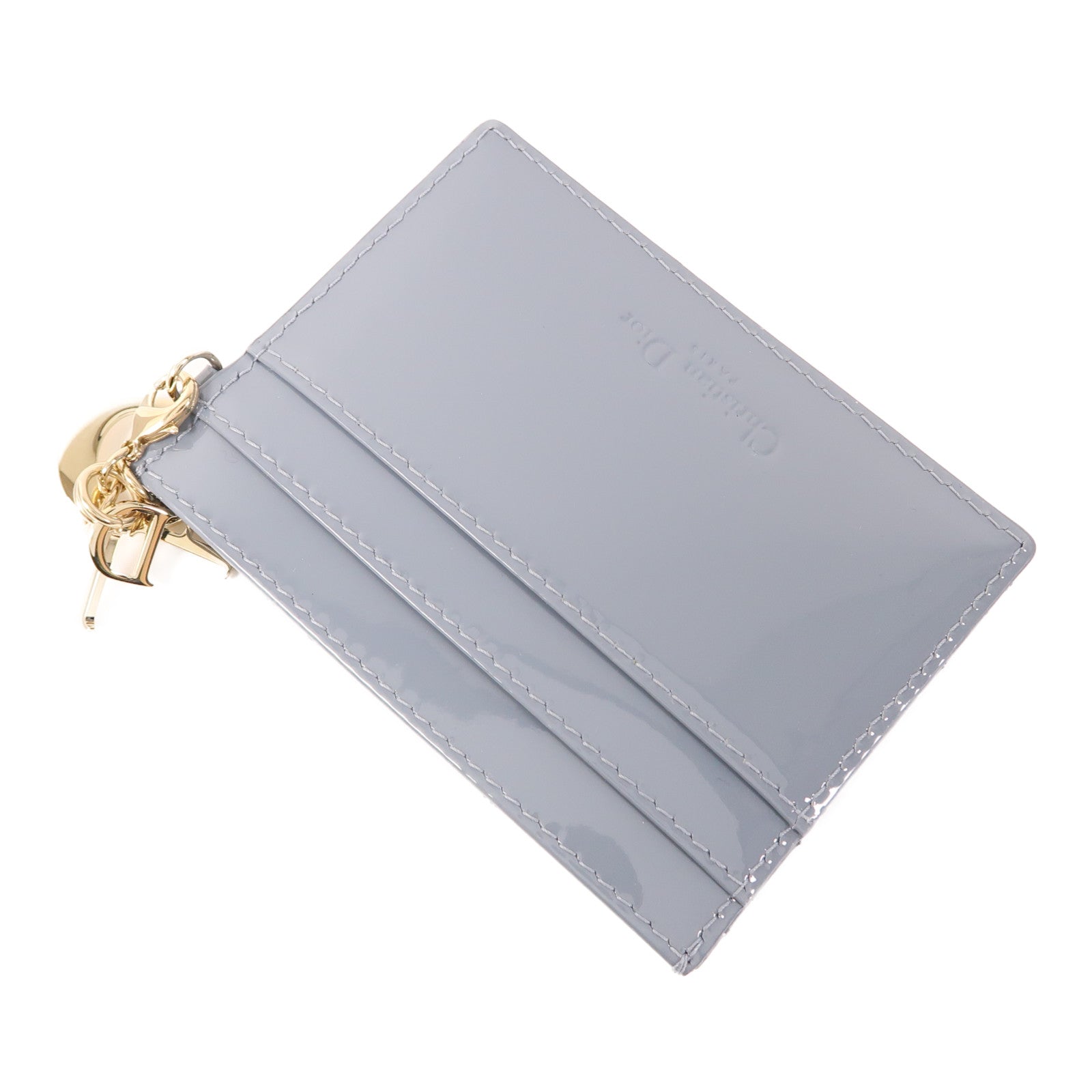 Dior 漆皮皮革Card Case金扣卡片套