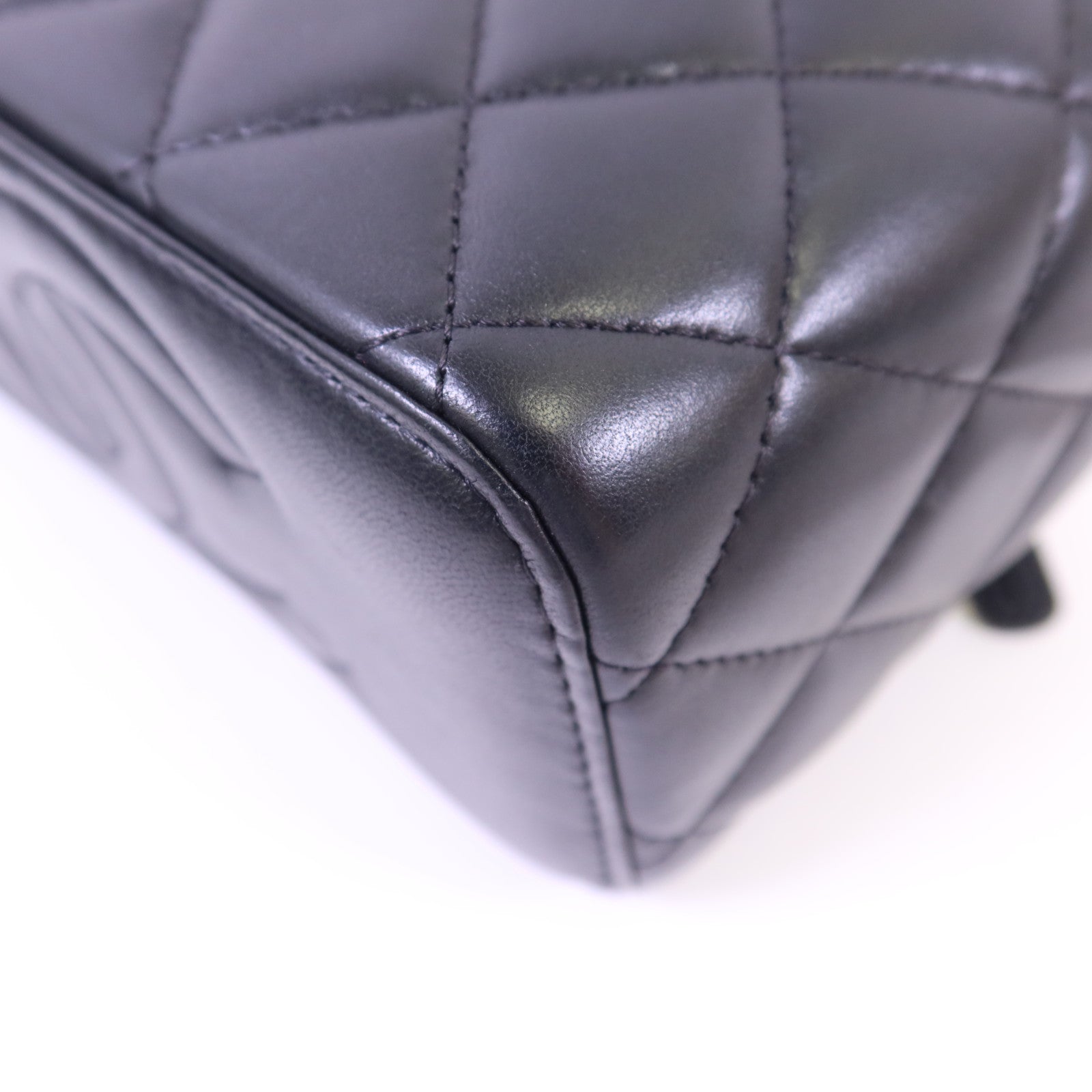 CHANEL 羊皮皮革Vanity Case金扣鏈帶肩背袋