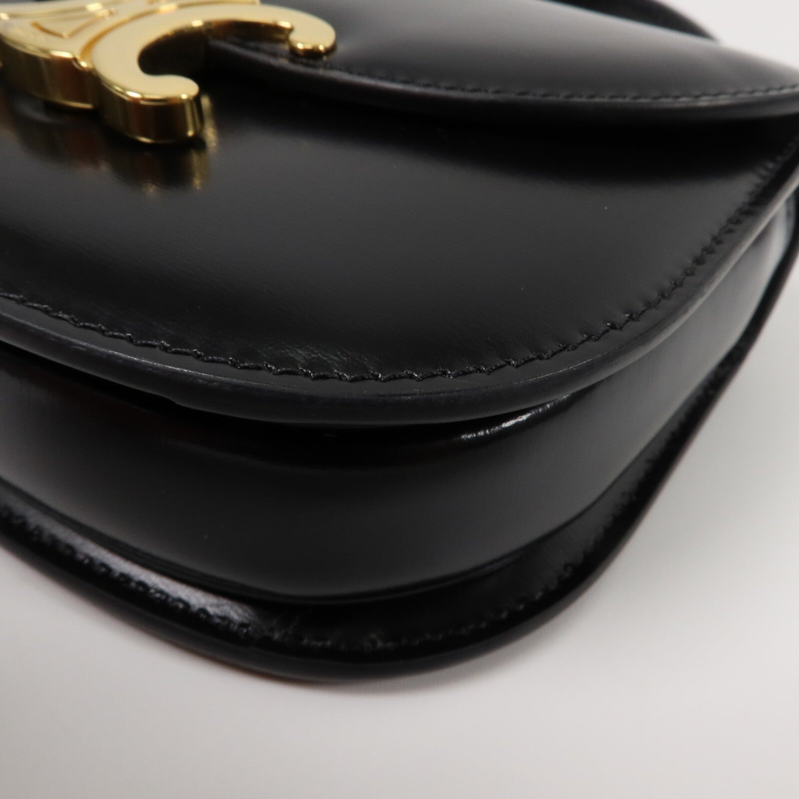 CELINE 牛皮皮革Mini Besace Clea手挽肩背兩用袋