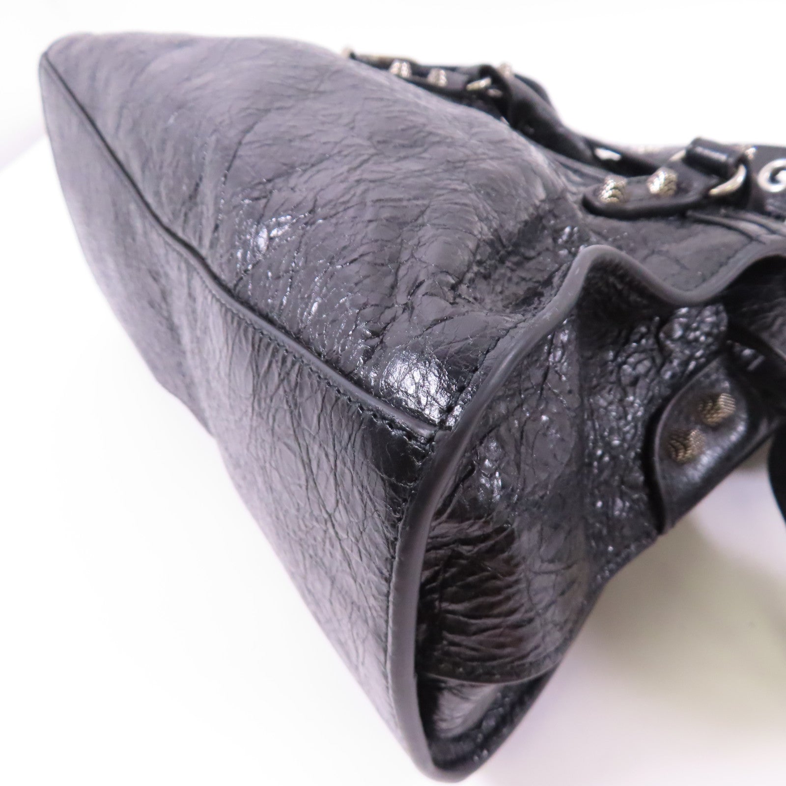BALENCIAGA 牛皮皮革Neo Cagole銀扣手挽肩背兩用袋