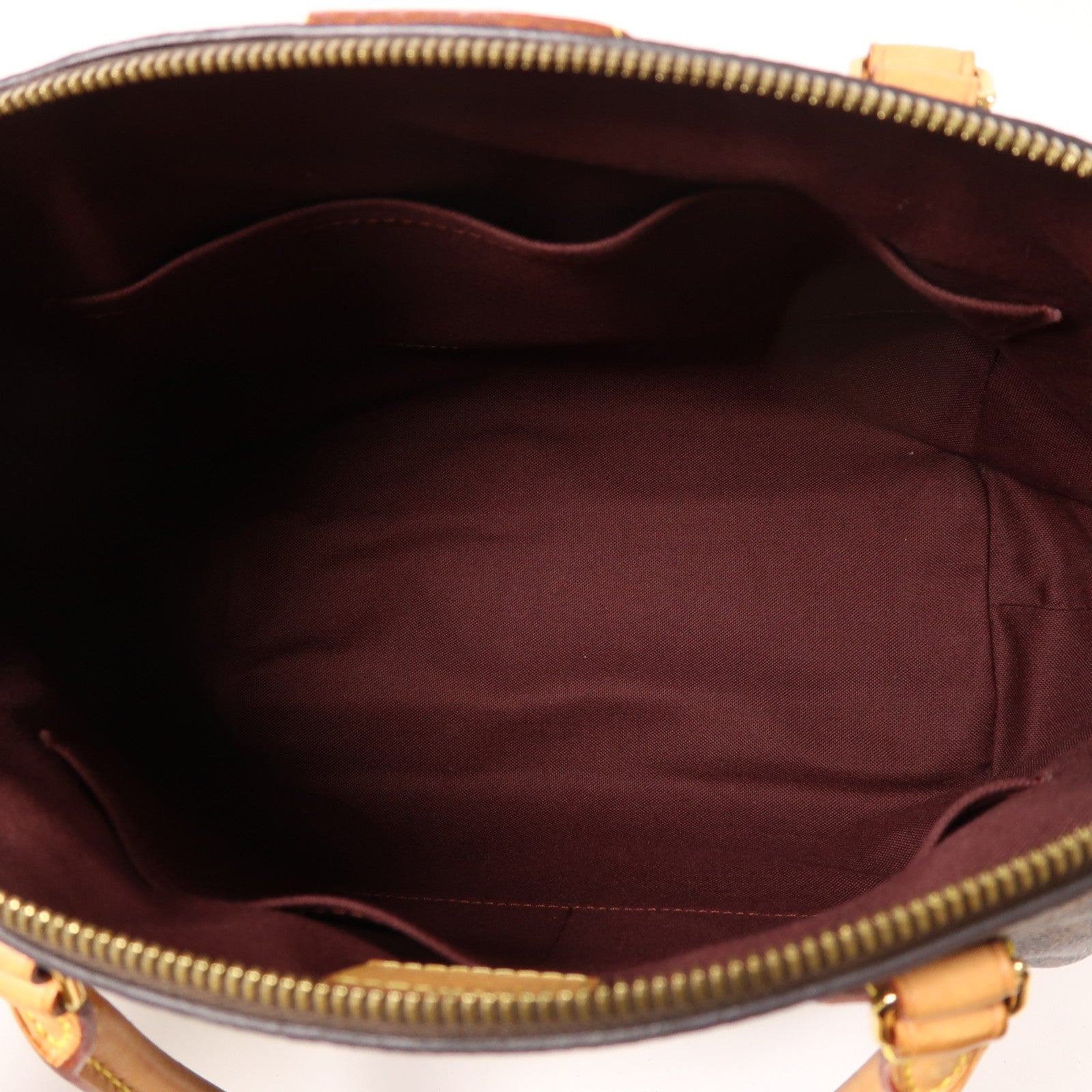LOUIS VUITTON Monogram Turenne MM金扣手挽肩背兩用袋棕色