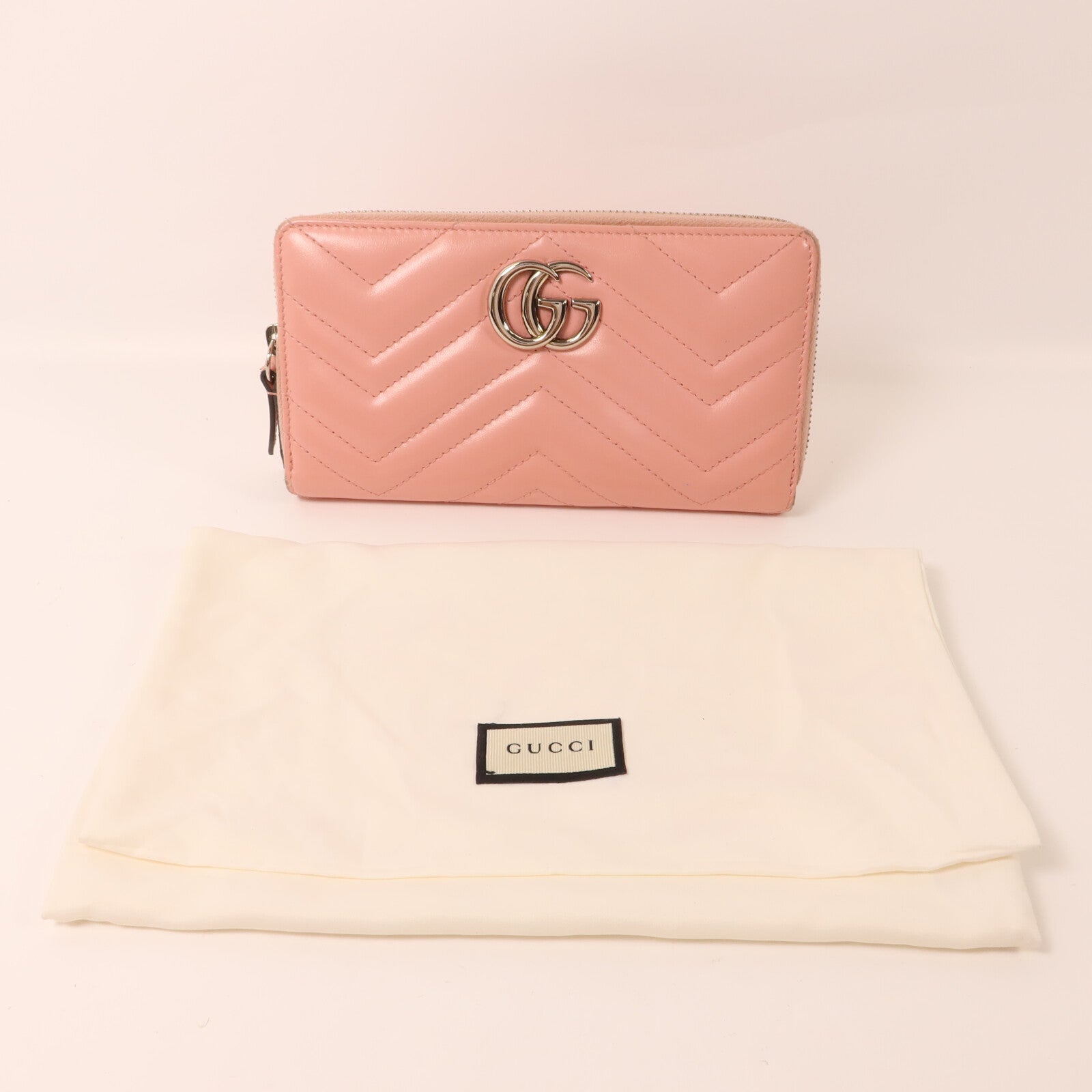GUCCI 牛皮皮革GG Marmont Long Wallet長錢包