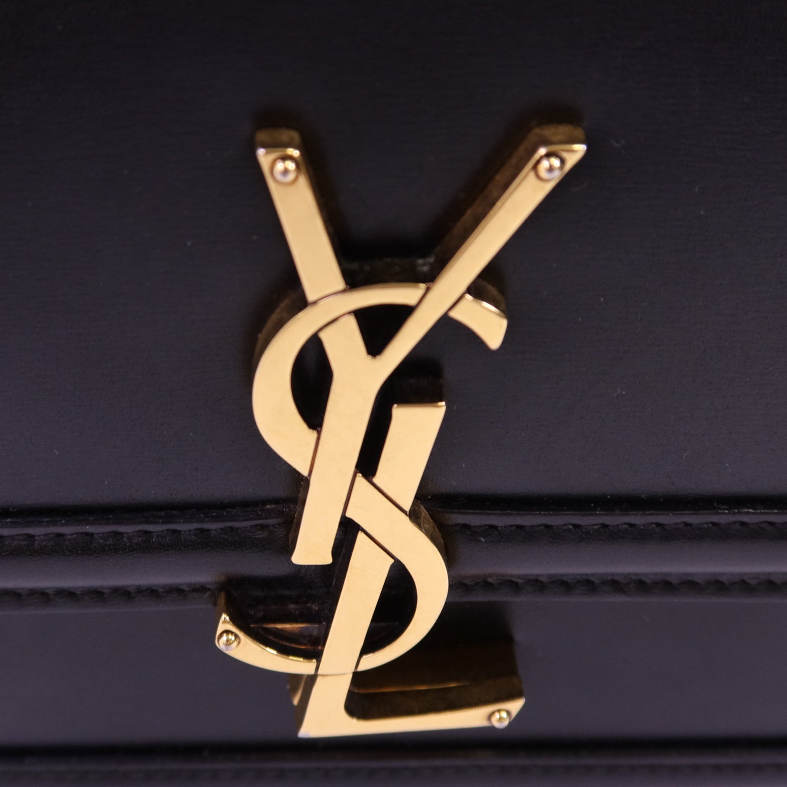 SAINT LAURENT 牛皮皮革Paris Solferino金扣肩背袋