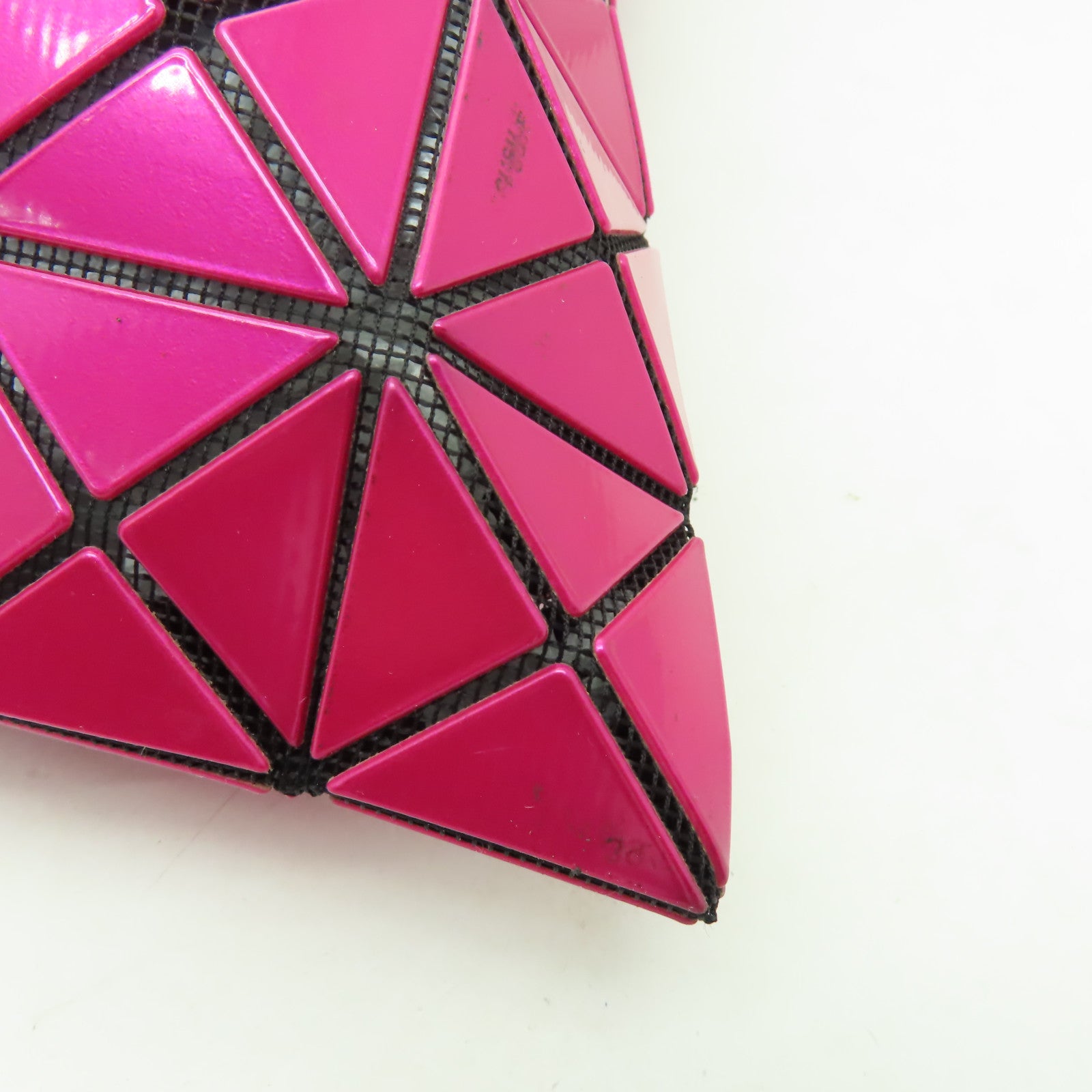 ISSEY MIYAKE 【激減優惠】PVC ISSEY MIYAKE Bao Bao Tote Bag銀扣手挽袋粉紅色