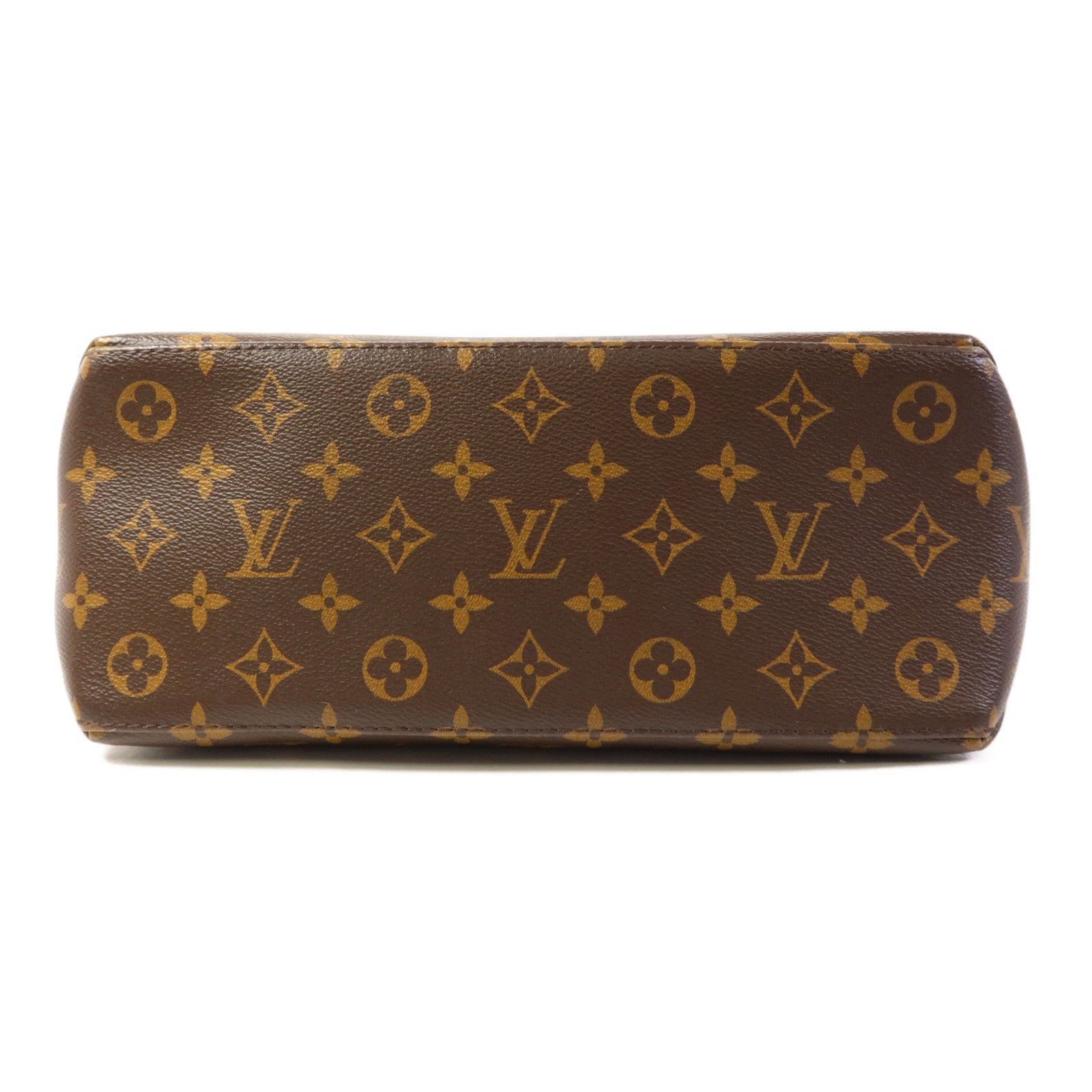 LOUIS VUITTON Monogram Petit Palais金扣手挽肩背兩用袋棕色