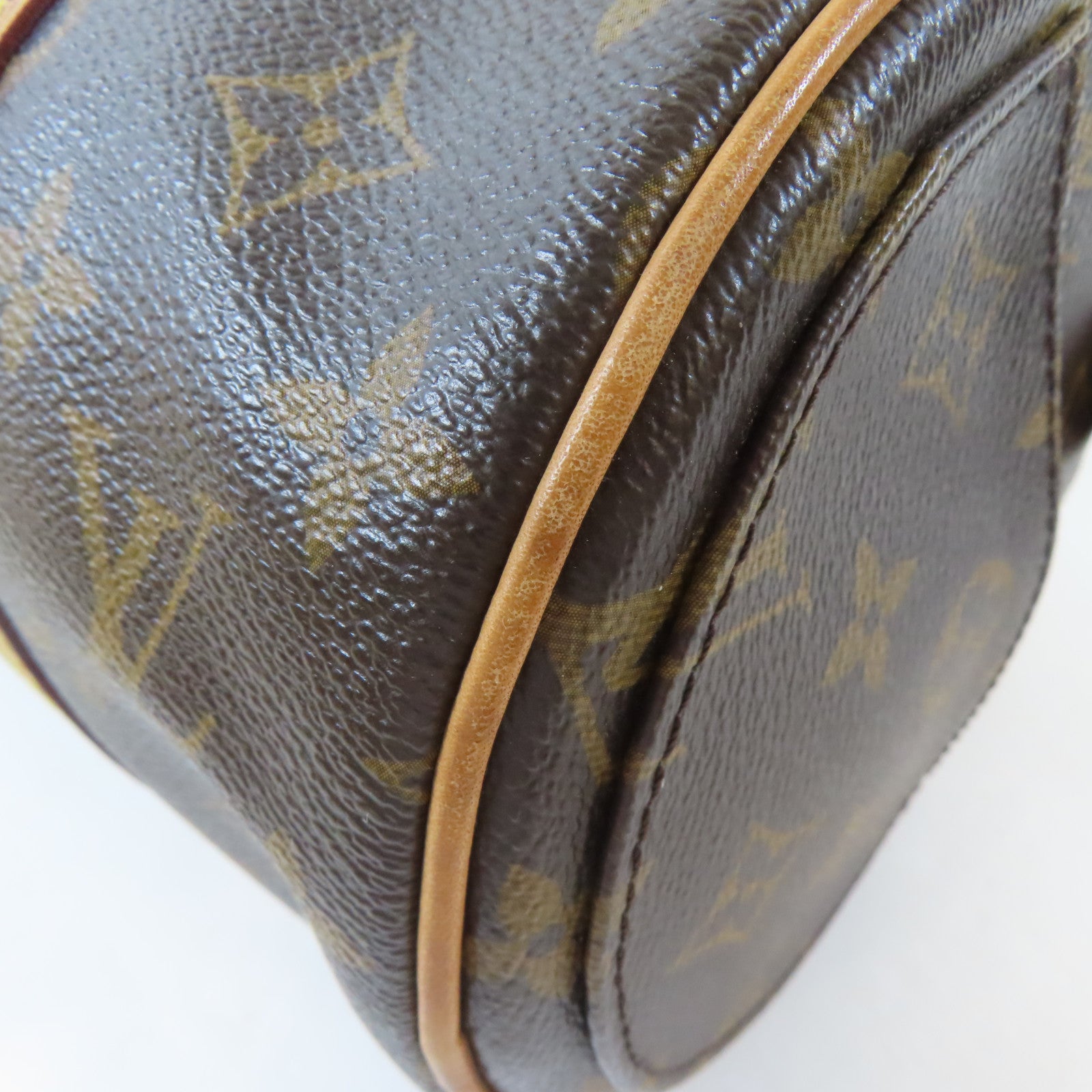 LOUIS VUITTON Monogram Papillon金扣肩背袋啡色