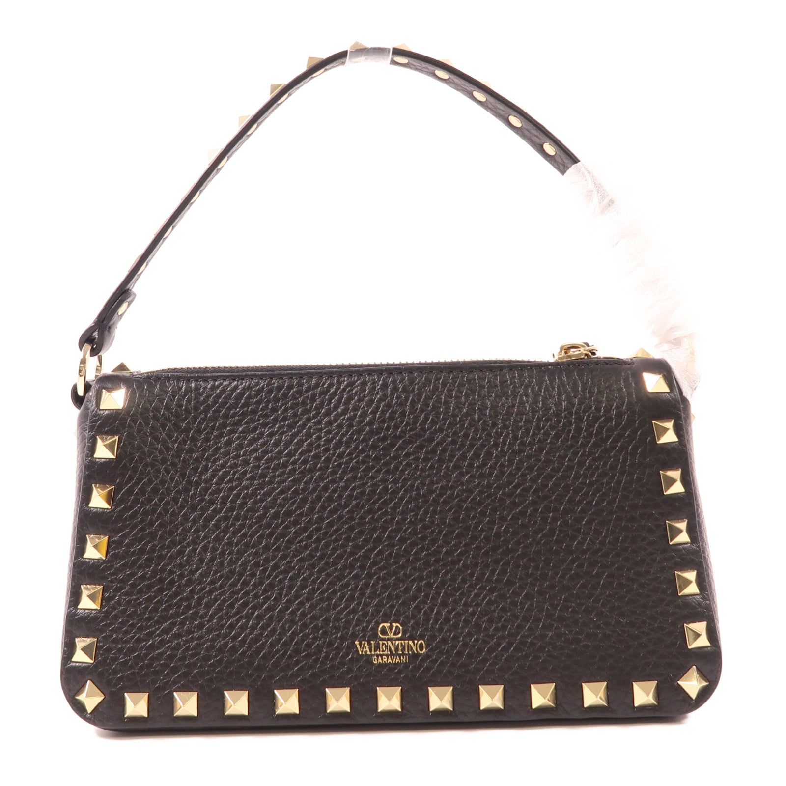 Valentino 【激減優惠】牛皮皮革Rockstud Shoulder Bag肩背袋