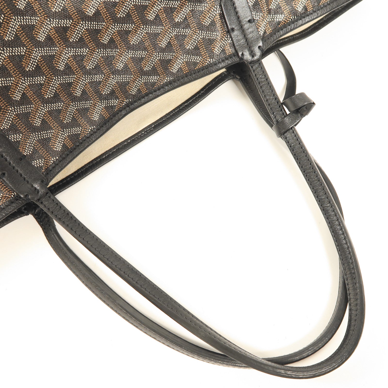 GOYARD 塗層帆布Saint Louis GM銀扣手挽袋