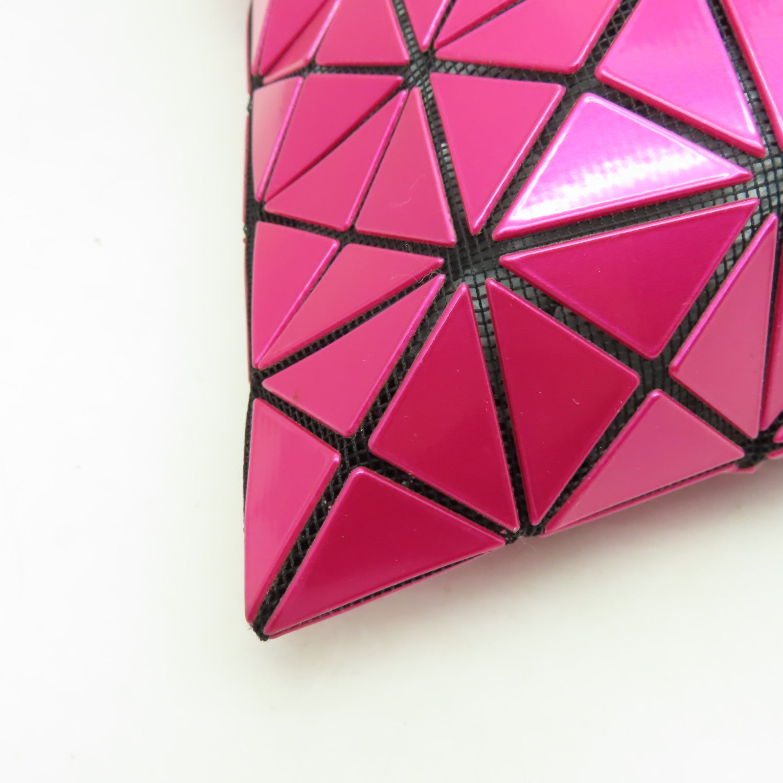 ISSEY MIYAKE 【激減優惠】PVC ISSEY MIYAKE Bao Bao Tote Bag銀扣手挽袋粉紅色