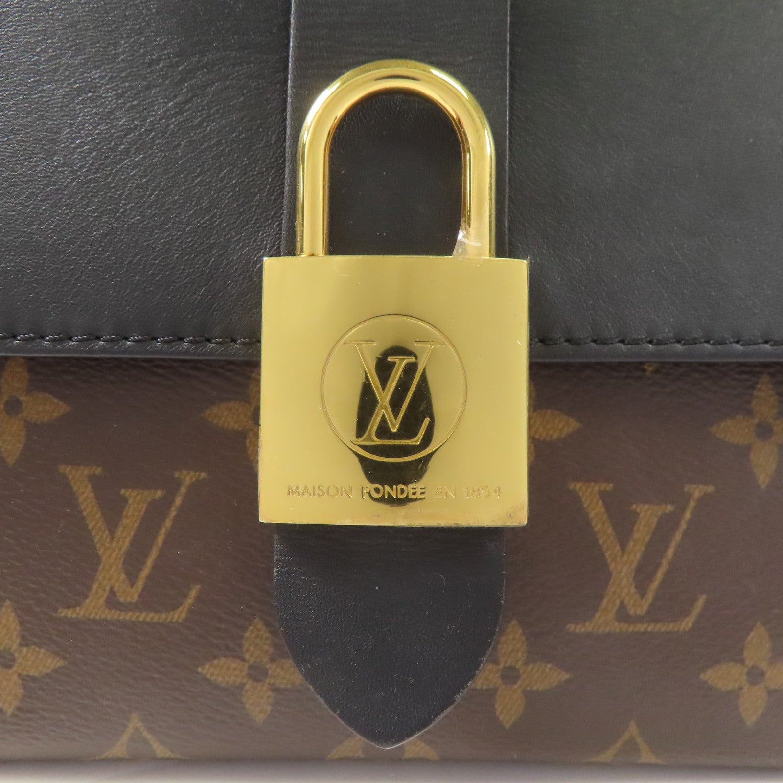 LOUIS VUITTON Monogram Locky BB金扣手挽肩背兩用袋