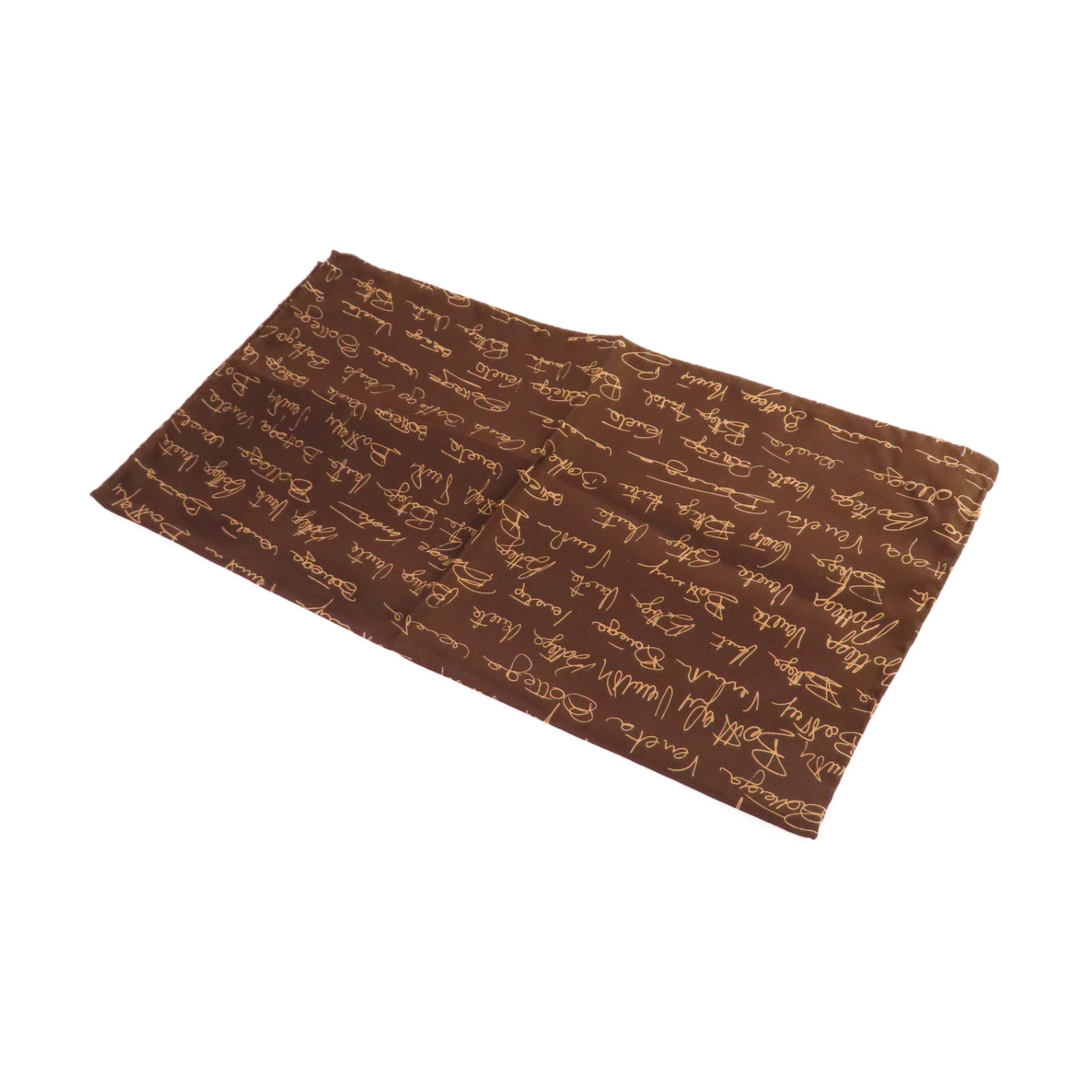 BOTTEGA VENETA 絲質Scarf絲巾啡色