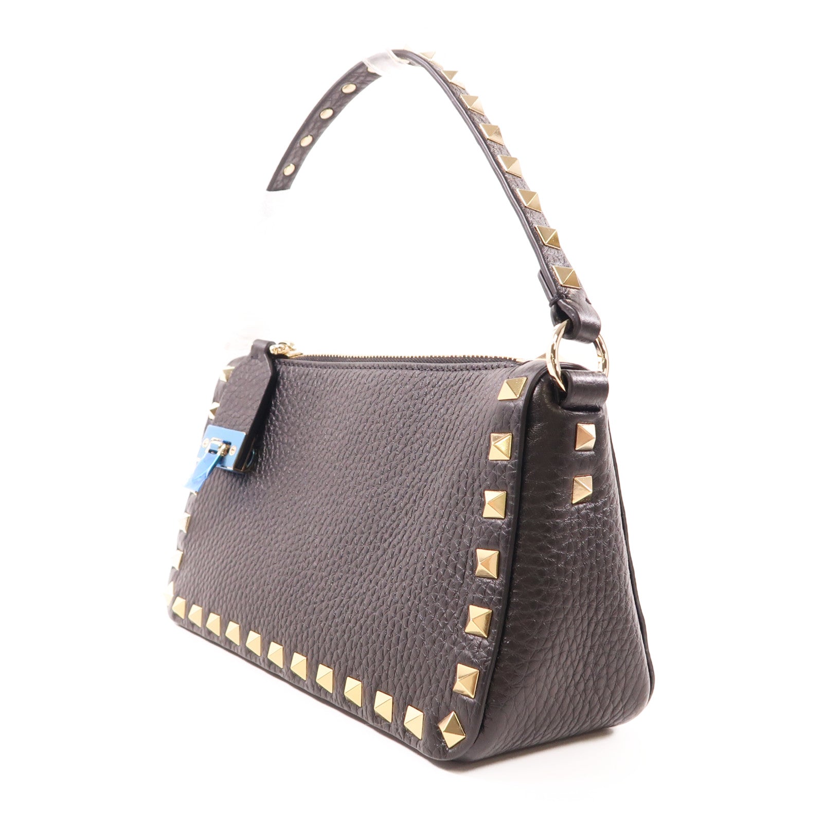 Valentino 牛皮皮革Rockstud Shoulder Bag金扣手挽肩背兩用袋