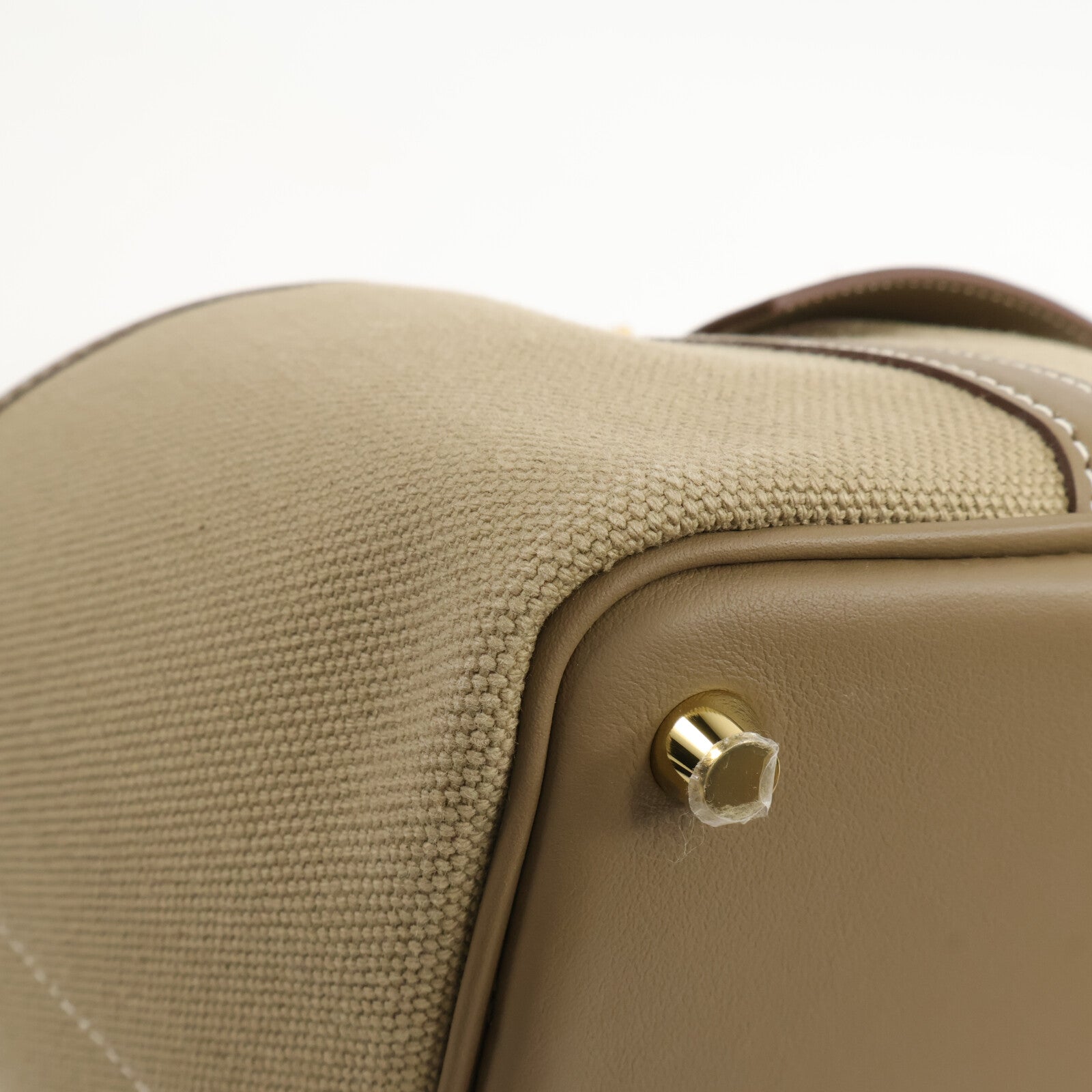 HERMES 帆布/Swift皮革Picotin Cargo PM手挽袋