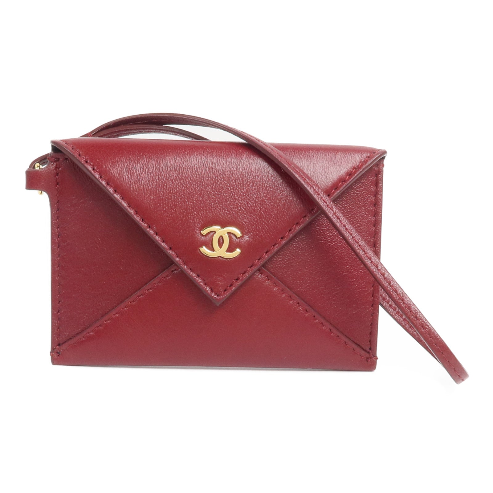 CHANEL 羊皮皮革Envelope Card Case卡片套