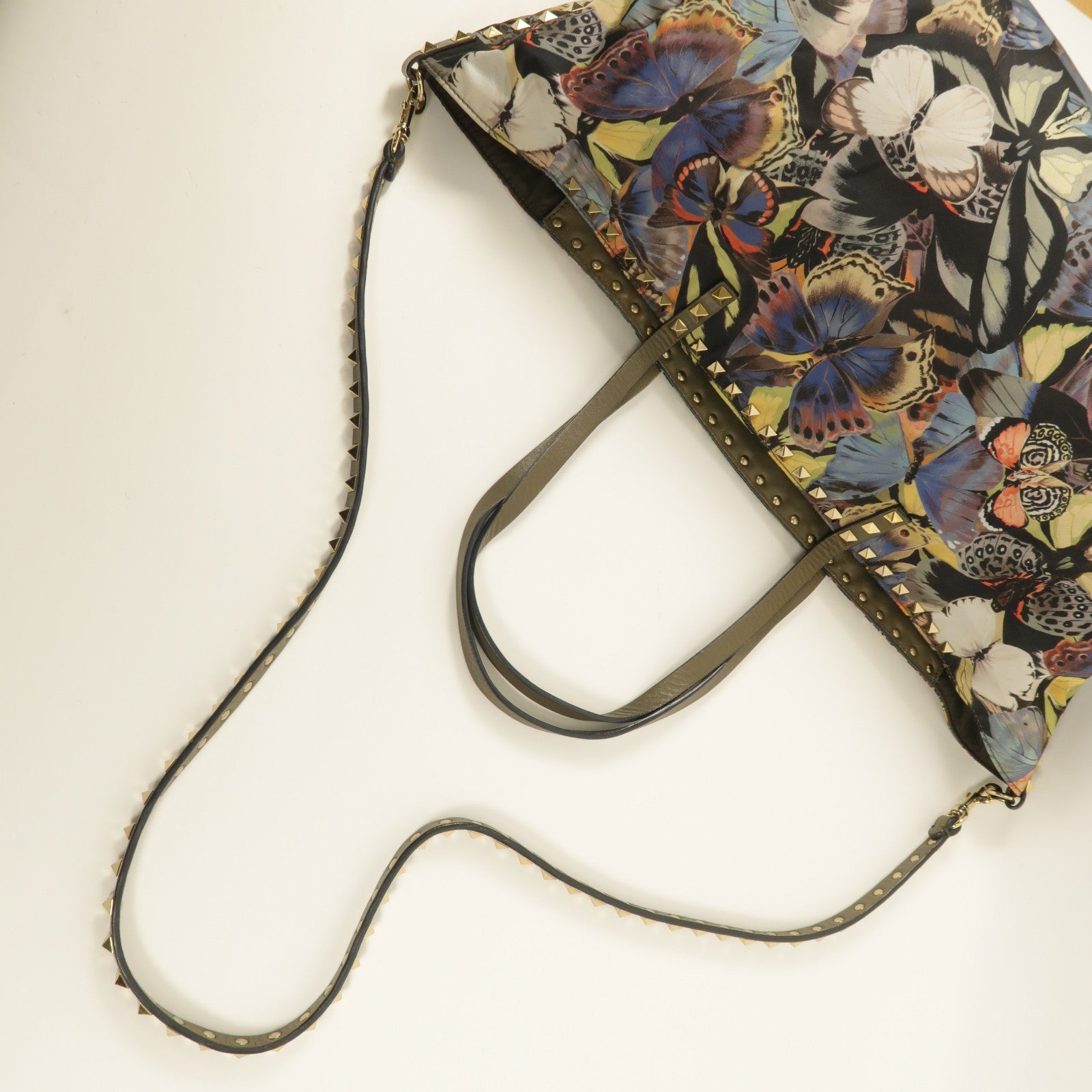 Valentino 【激減優惠】尼龍/帆布2 Way Bag手挽肩背兩用袋