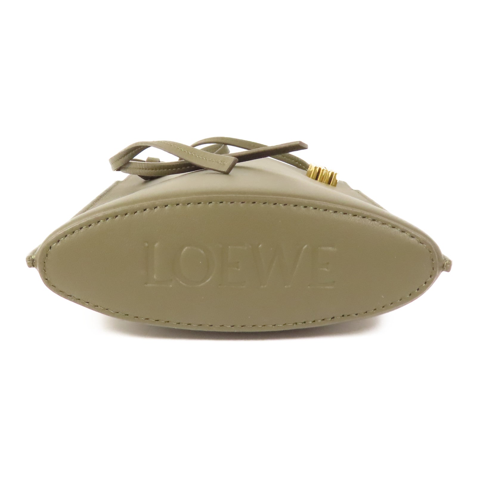 LOEWE 牛皮皮革Shoulder Bag金扣肩背袋