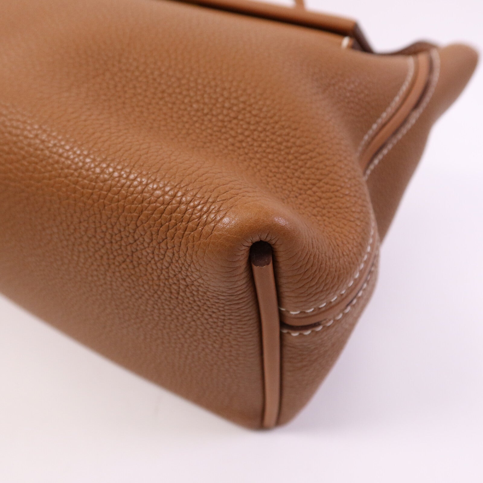 HERMES Clemence皮革24/24 29CM金扣手挽肩背兩用袋Gold