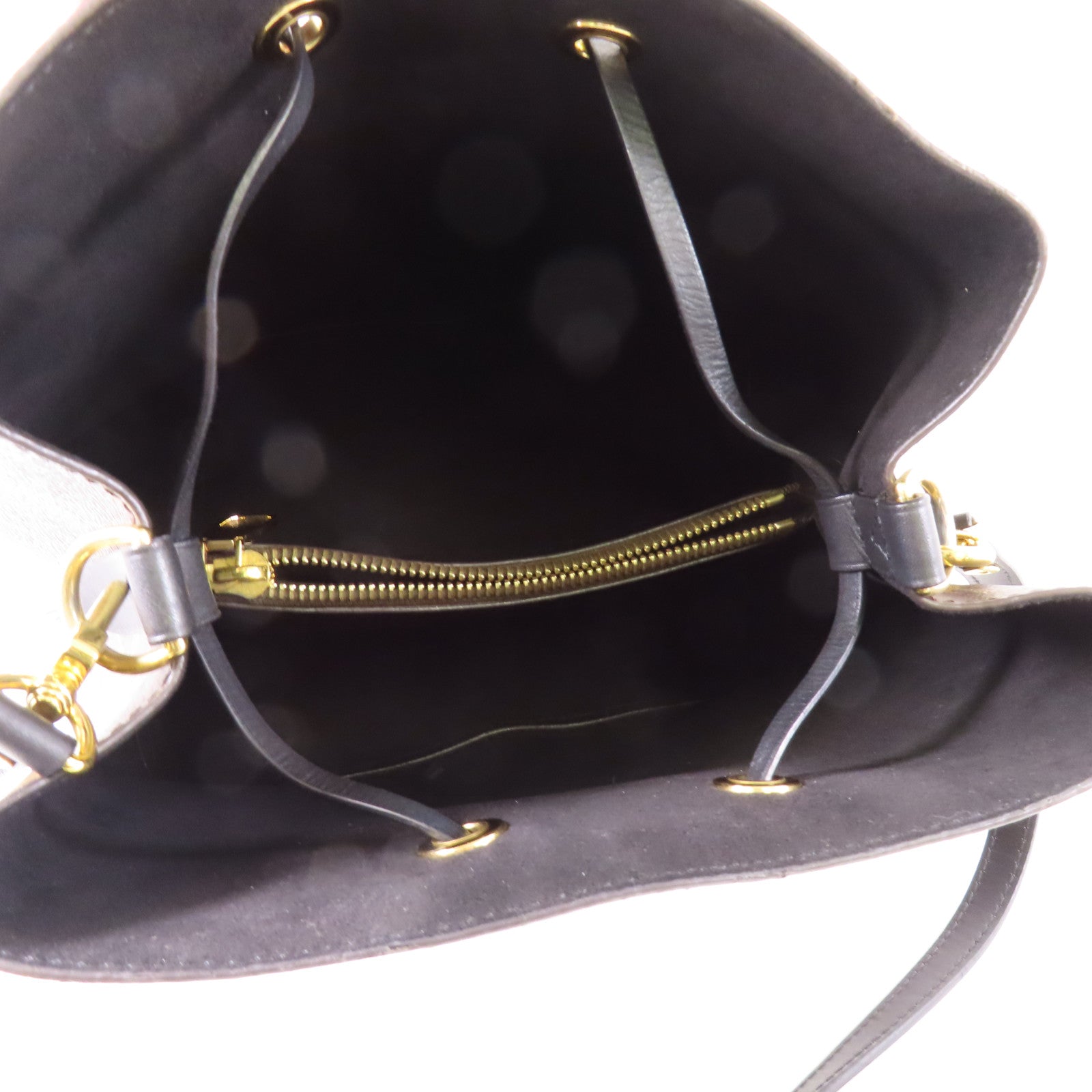 LOUIS VUITTON LV GHW Neo Noe MM Shoulder Handbag M44020 Monogram Brown