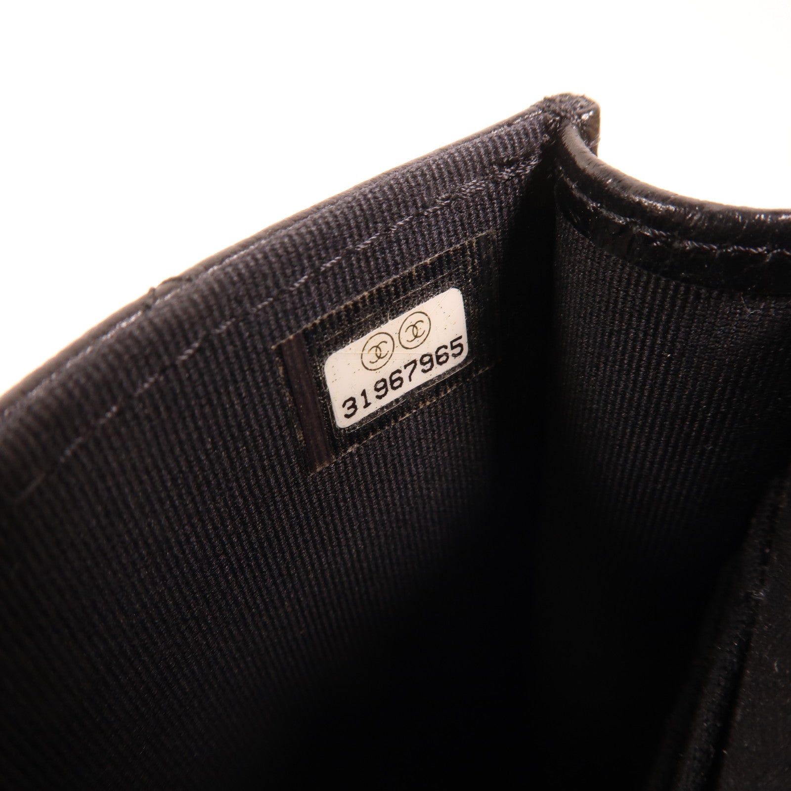 CHANEL 牛皮皮革Boy Phone Bag金扣鏈帶肩背袋