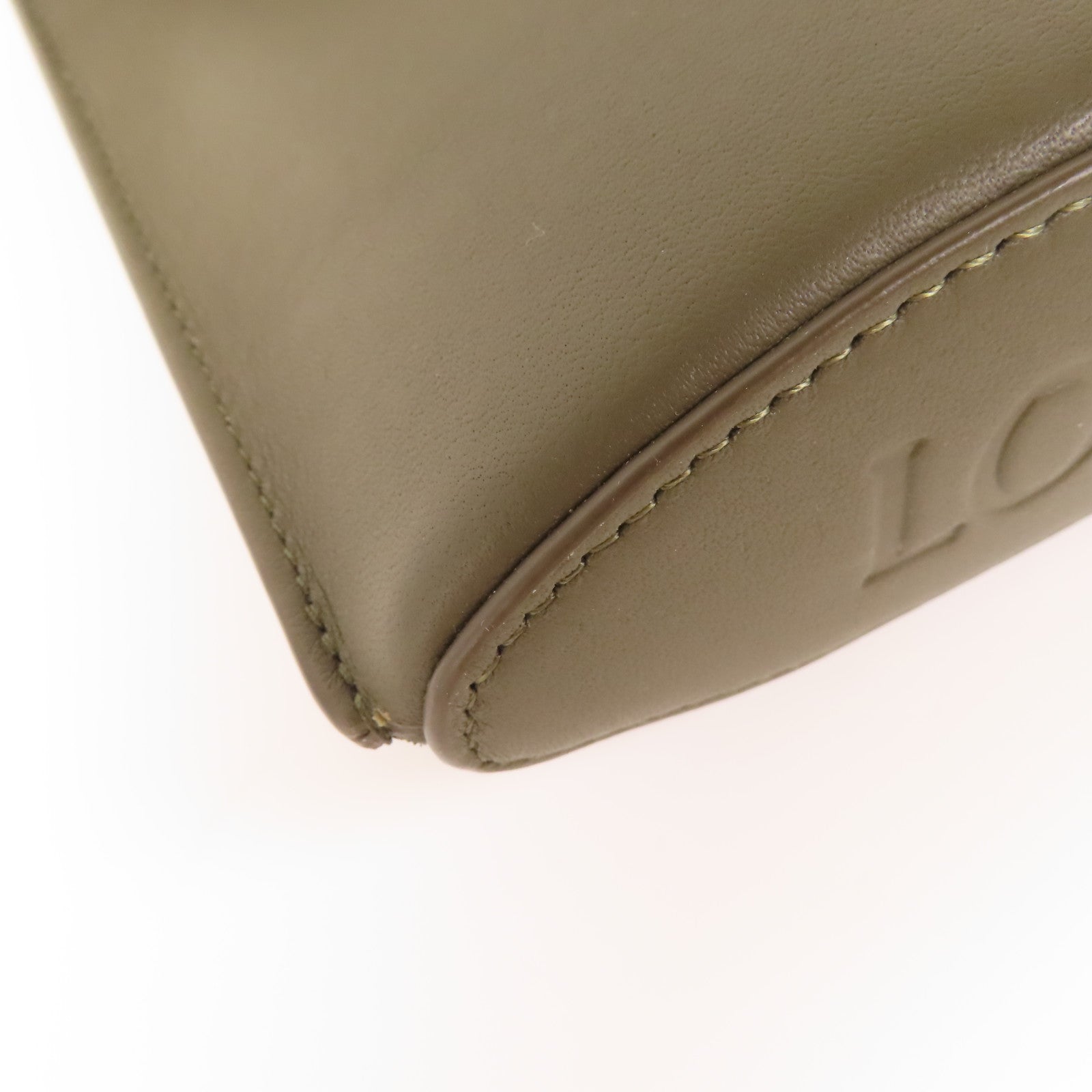 LOEWE 牛皮皮革Shoulder Bag金扣肩背袋
