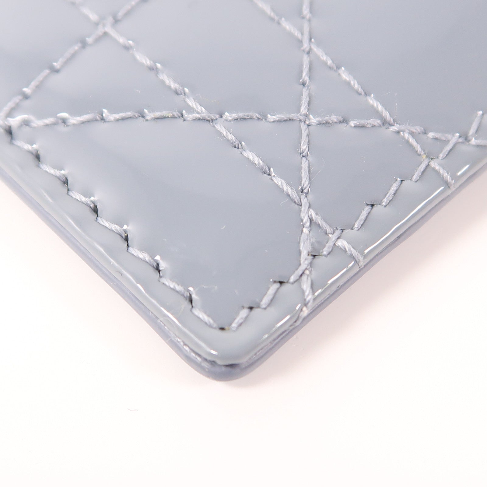 Dior 漆皮皮革Card Case金扣卡片套