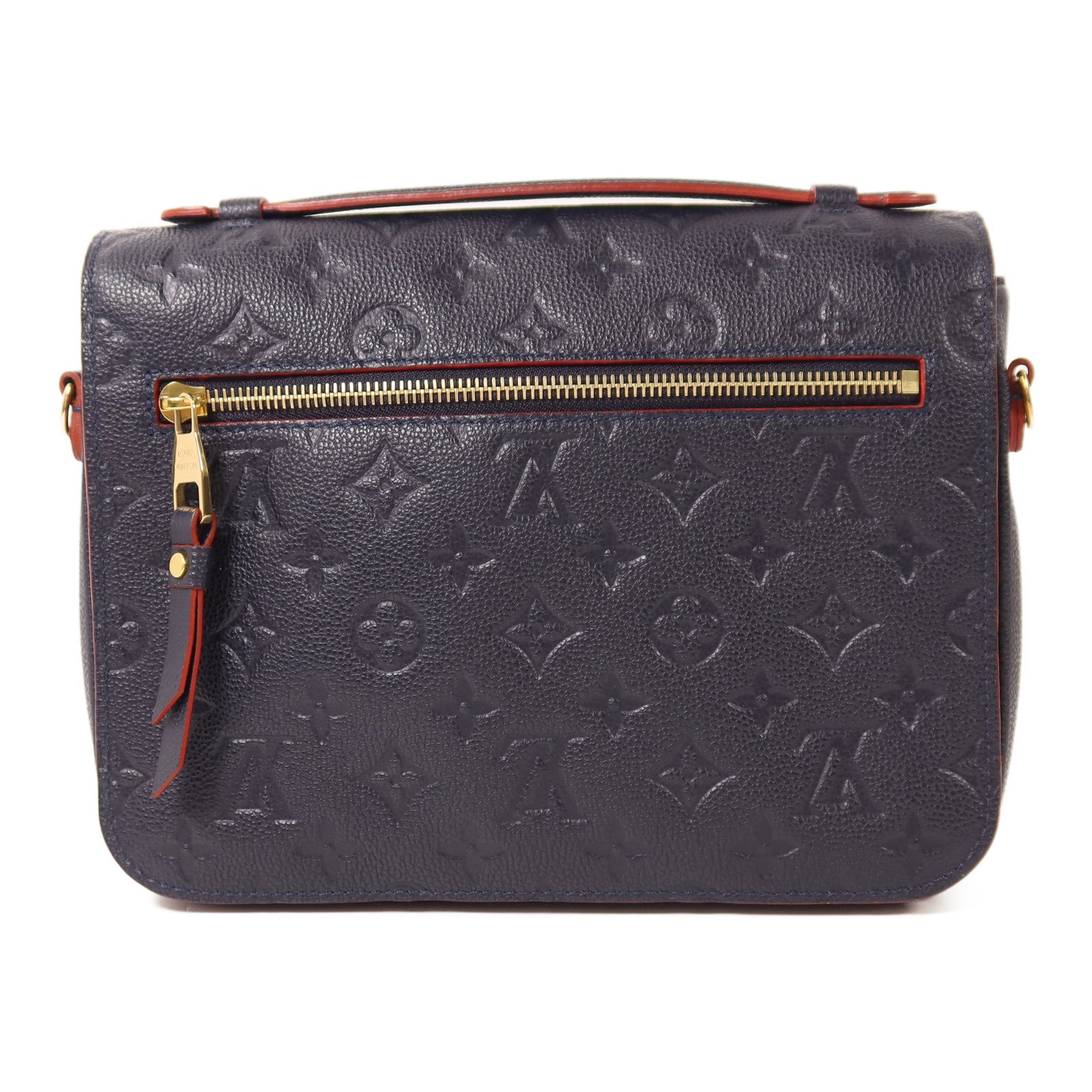LOUIS VUITTON Monogram Empreinte Pochette Metis金扣手挽肩背兩用袋