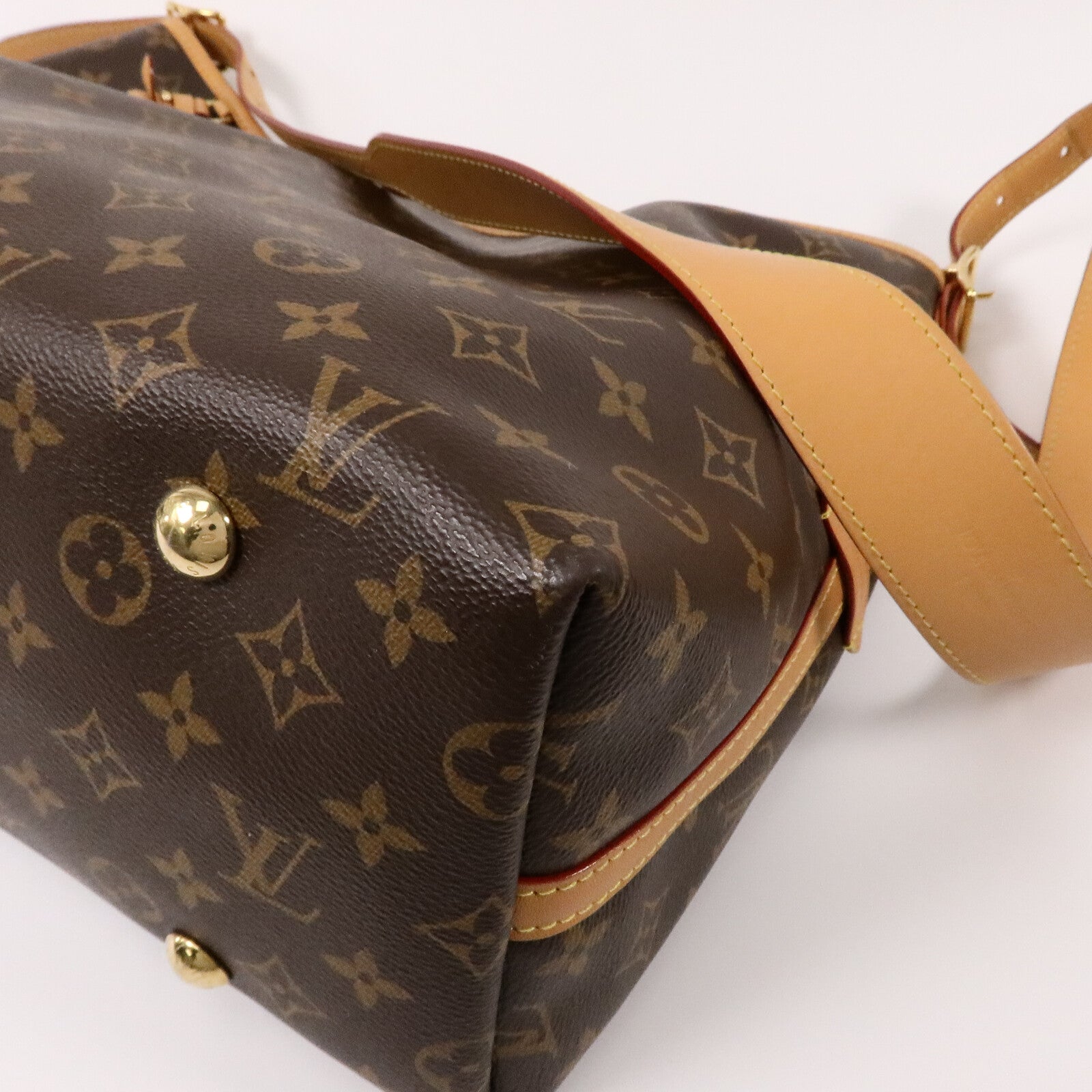 LOUIS VUITTON Monogram Carry All MM金扣肩背袋