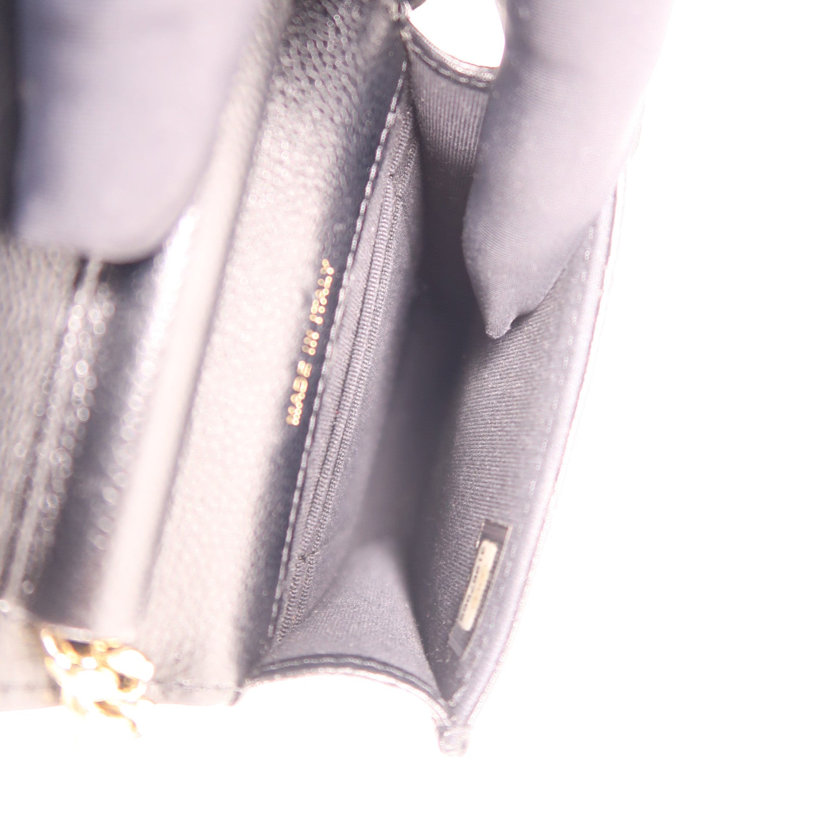 CHANEL 牛皮皮革Boy Phone Bag金扣鏈帶肩背袋