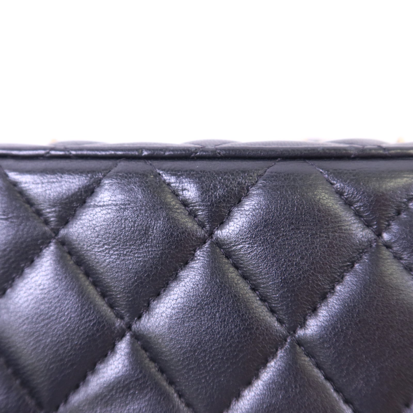 CHANEL 羊皮皮革Vanity Case金扣鏈帶肩背袋
