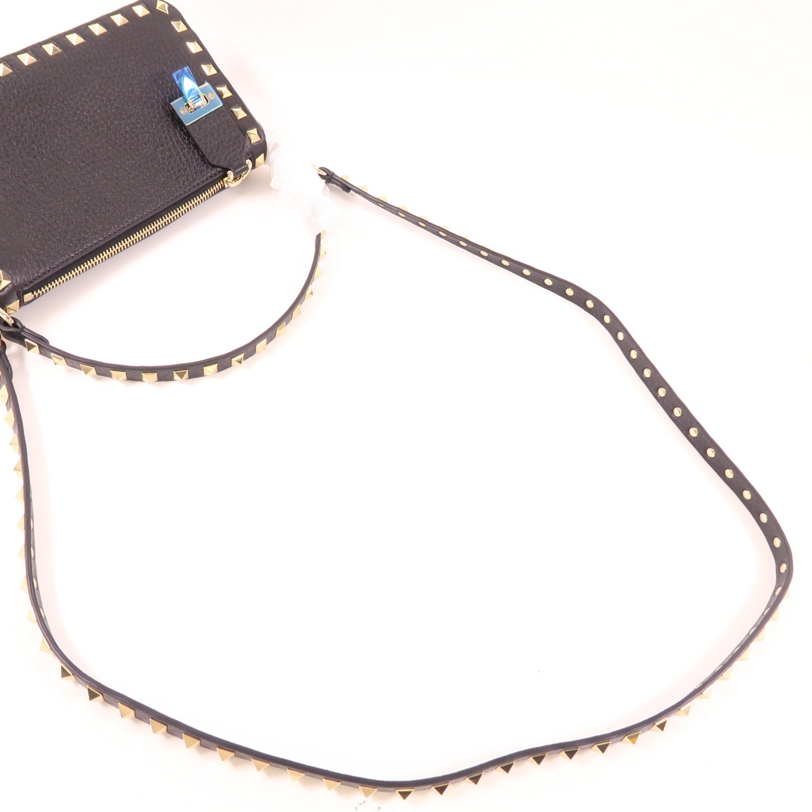 Valentino 牛皮皮革Rockstud Shoulder Bag金扣手挽肩背兩用袋