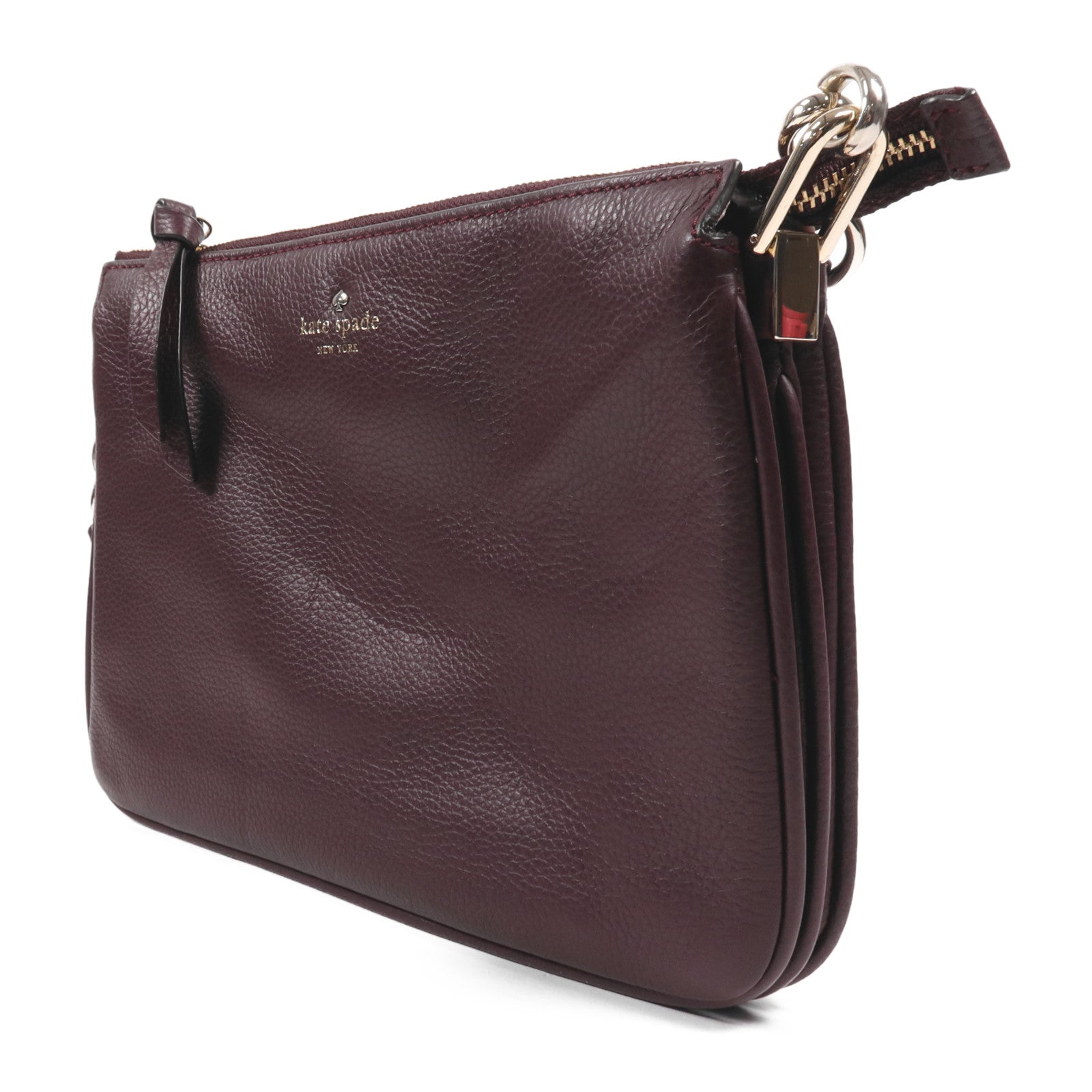 Kate Spade 牛皮皮革Shoulder Bag金扣肩背袋