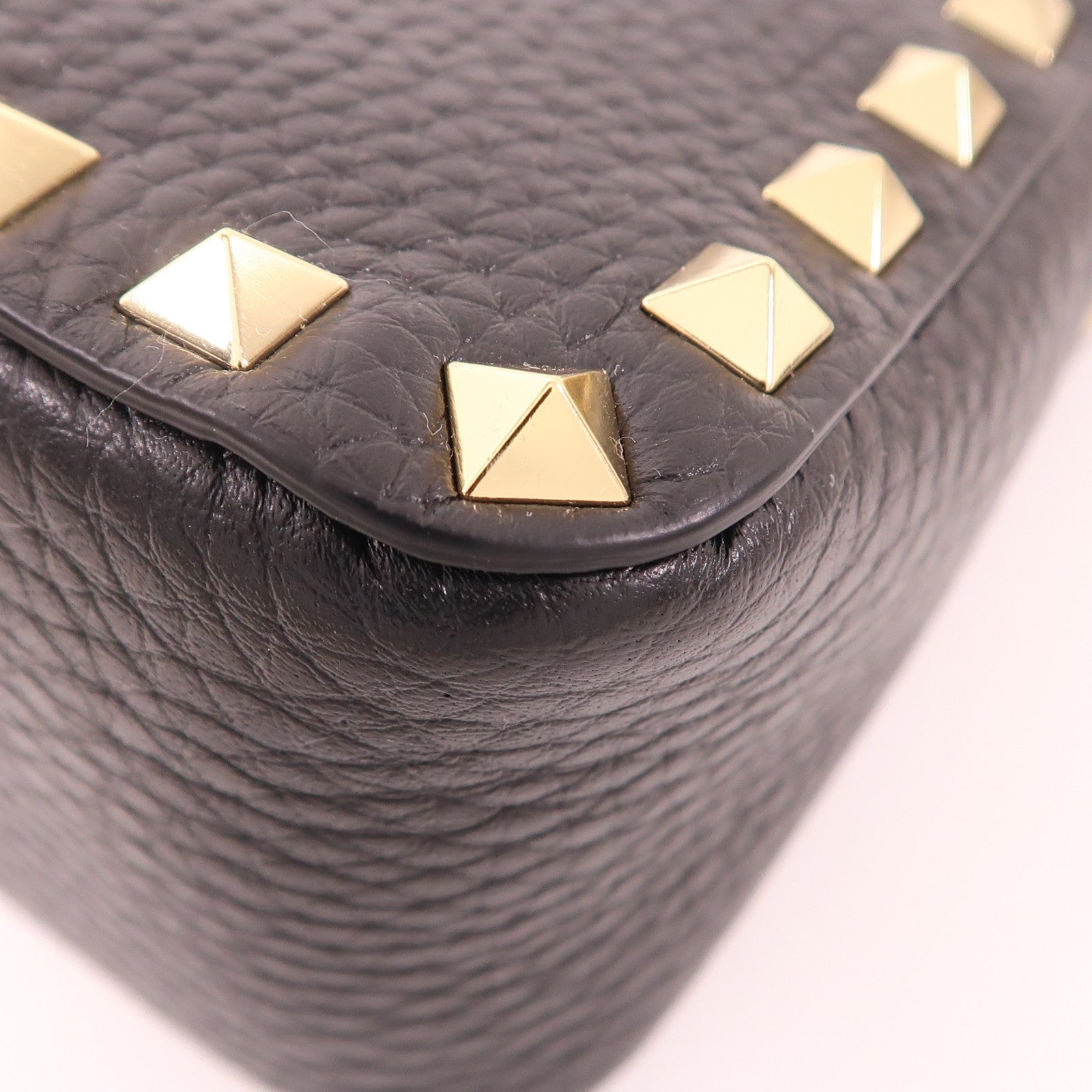 Valentino 牛皮皮革Rockstud Shoulder Bag金扣手挽肩背兩用袋