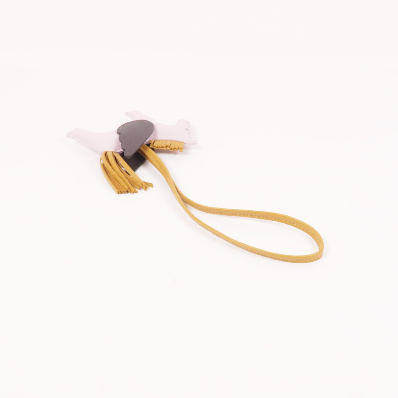 HERMES Swift Leather Rodeo PM Hanging Mauve Pale/Sesame charmMauve Mauve Bro...