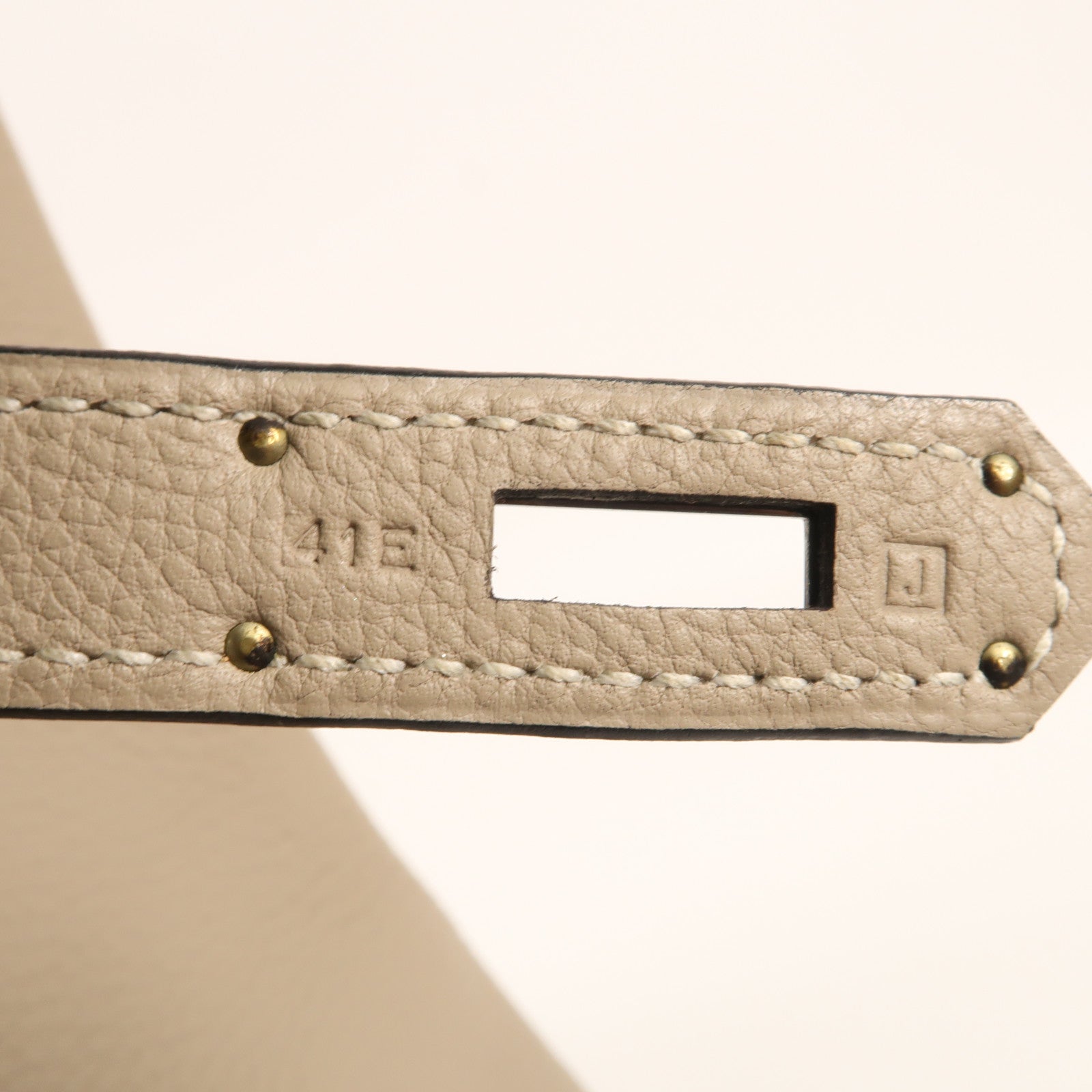 HERMES Clemence皮革Birkin 35銀扣手挽袋Trench