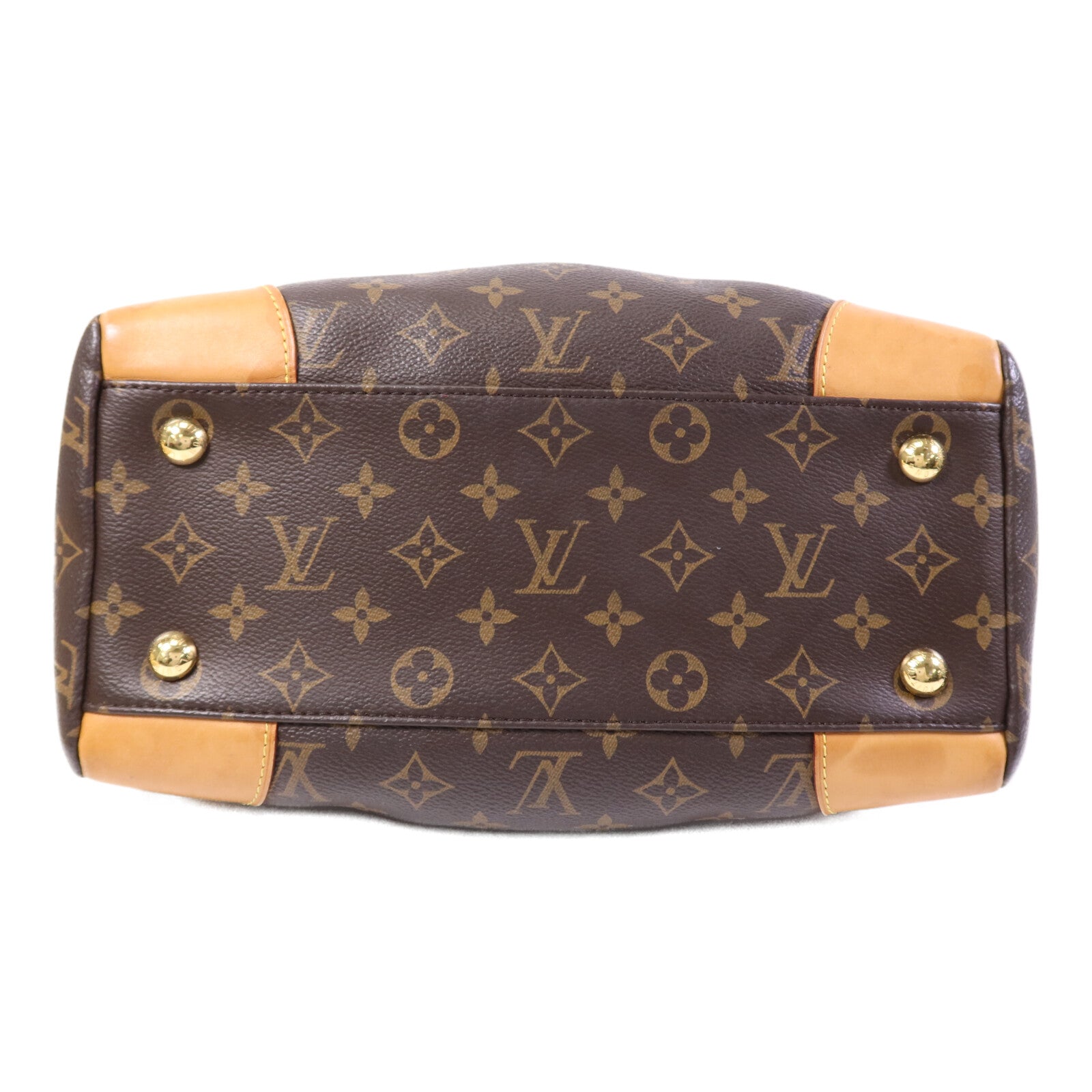 LOUIS VUITTON Monogram Canvas Segur金扣手挽肩背兩用袋